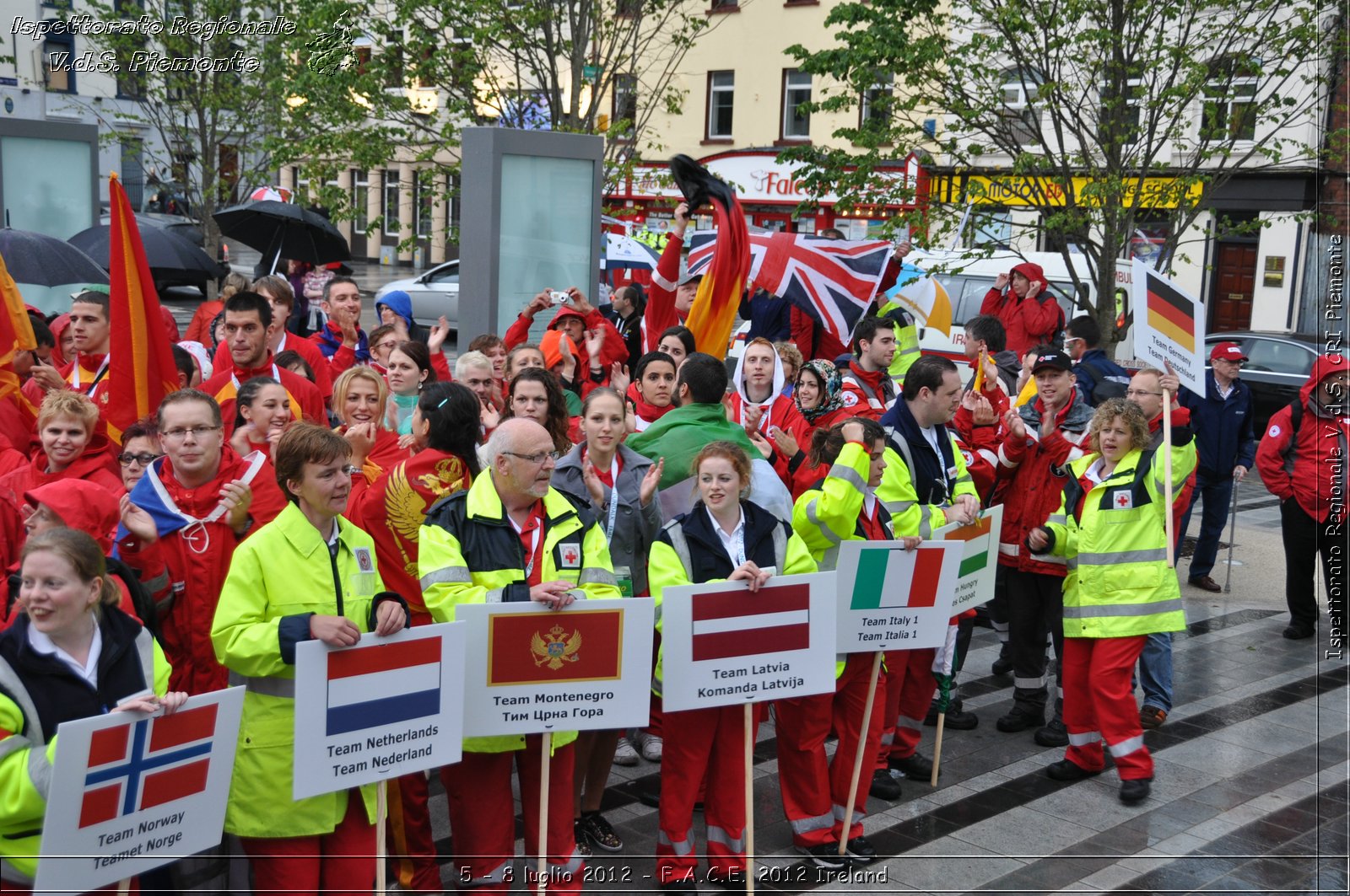 5 - 8 luglio - F.A.C.E. 2012 Ireland - Croce Rossa Italiana - Ispettorato Regionale Volontari del Soccorso del Piemonte