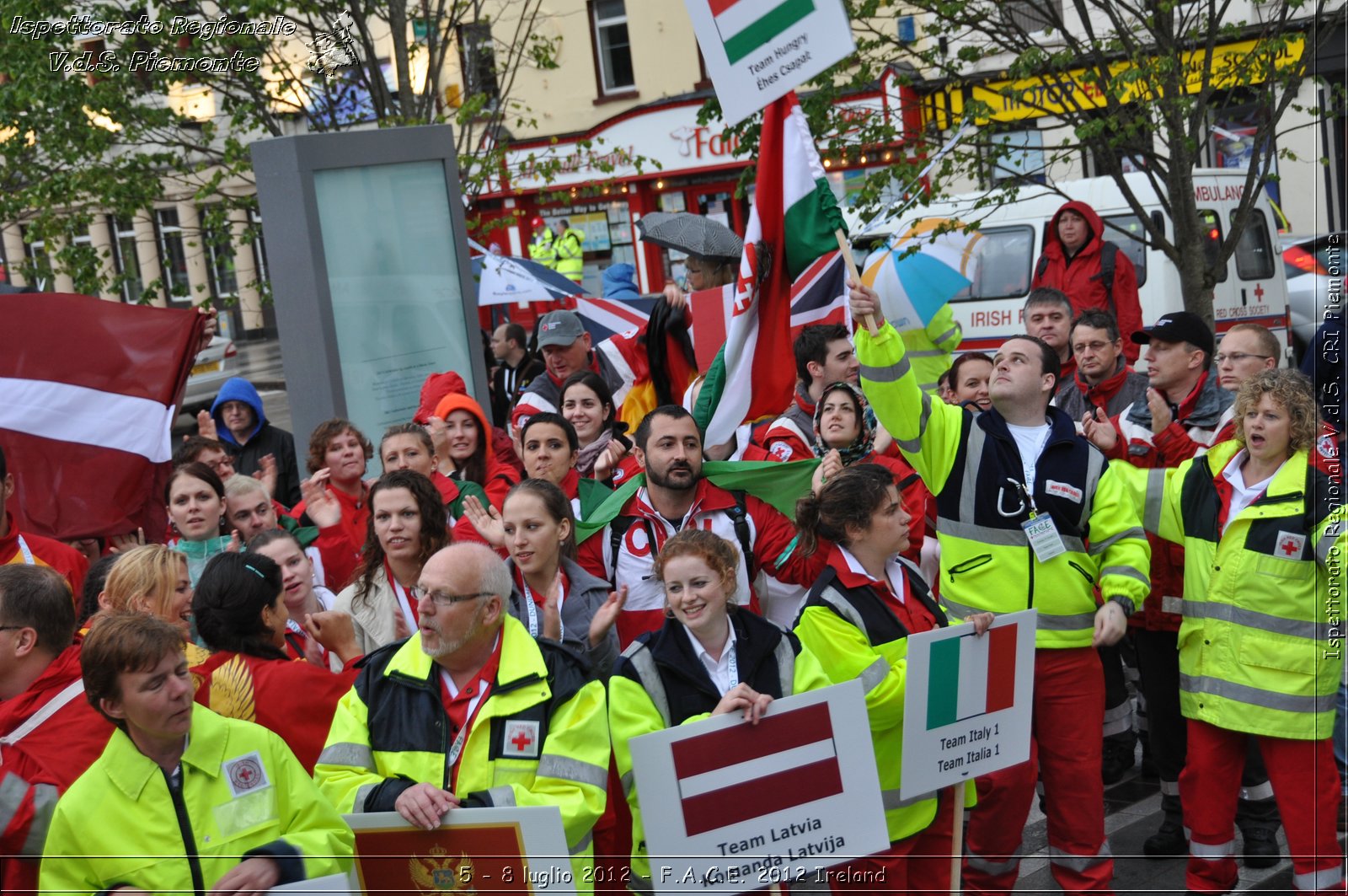 5 - 8 luglio - F.A.C.E. 2012 Ireland - Croce Rossa Italiana - Ispettorato Regionale Volontari del Soccorso del Piemonte