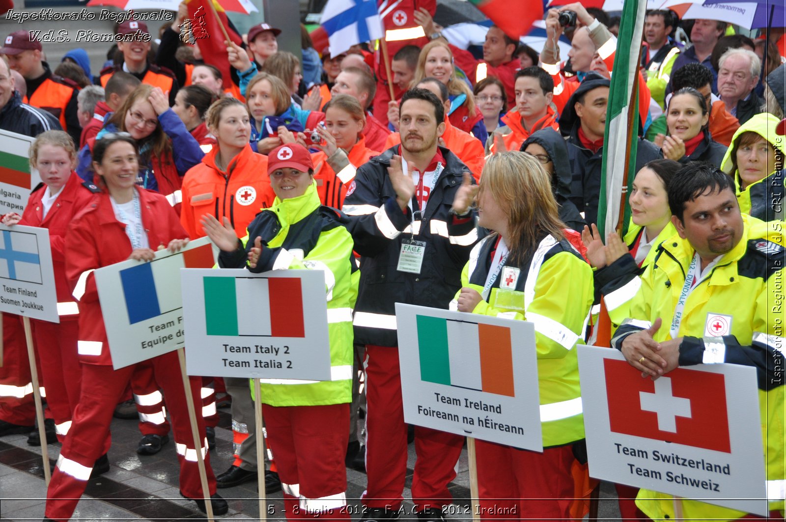 5 - 8 luglio - F.A.C.E. 2012 Ireland - Croce Rossa Italiana - Ispettorato Regionale Volontari del Soccorso del Piemonte