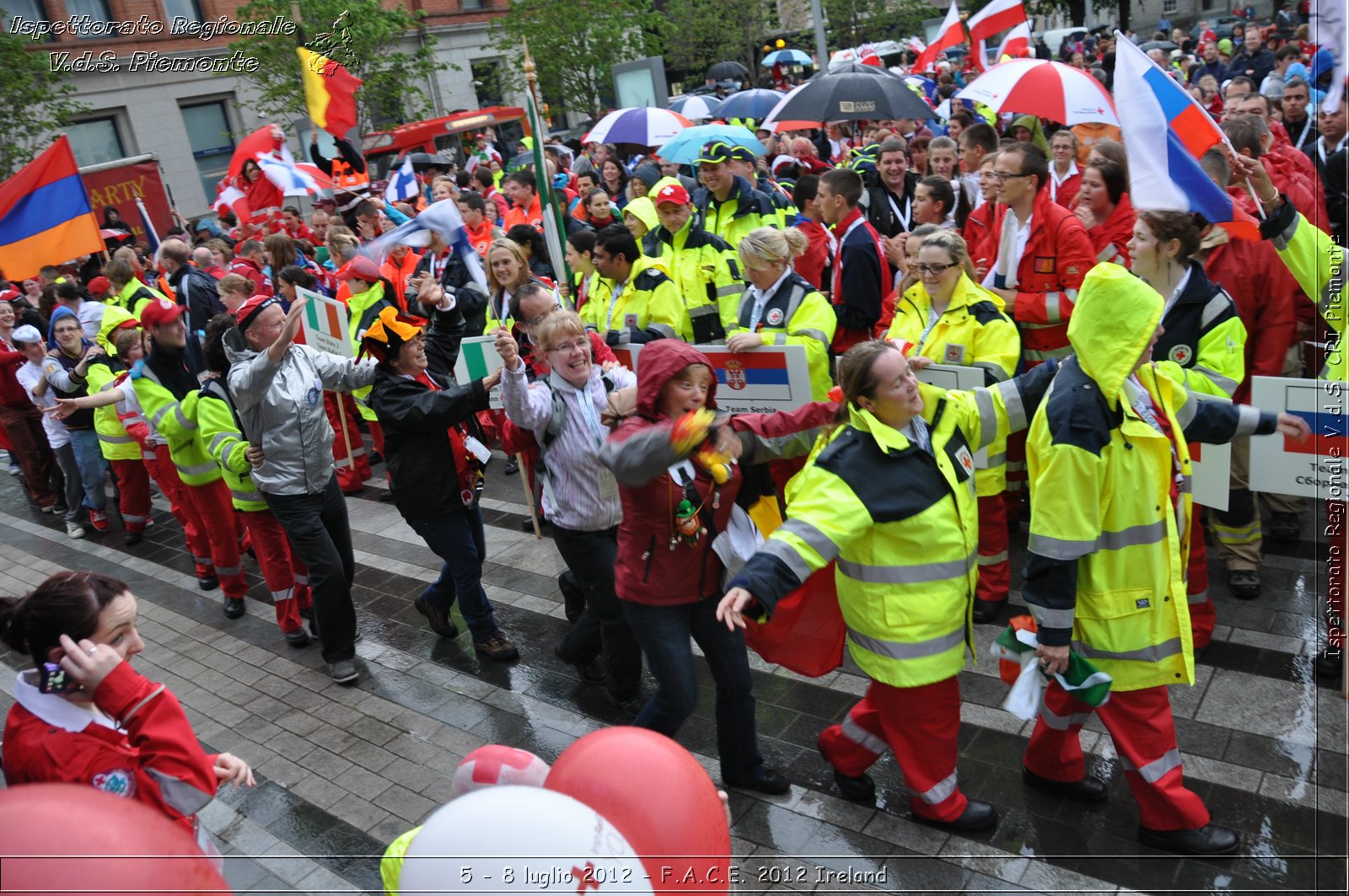 5 - 8 luglio - F.A.C.E. 2012 Ireland - Croce Rossa Italiana - Ispettorato Regionale Volontari del Soccorso del Piemonte