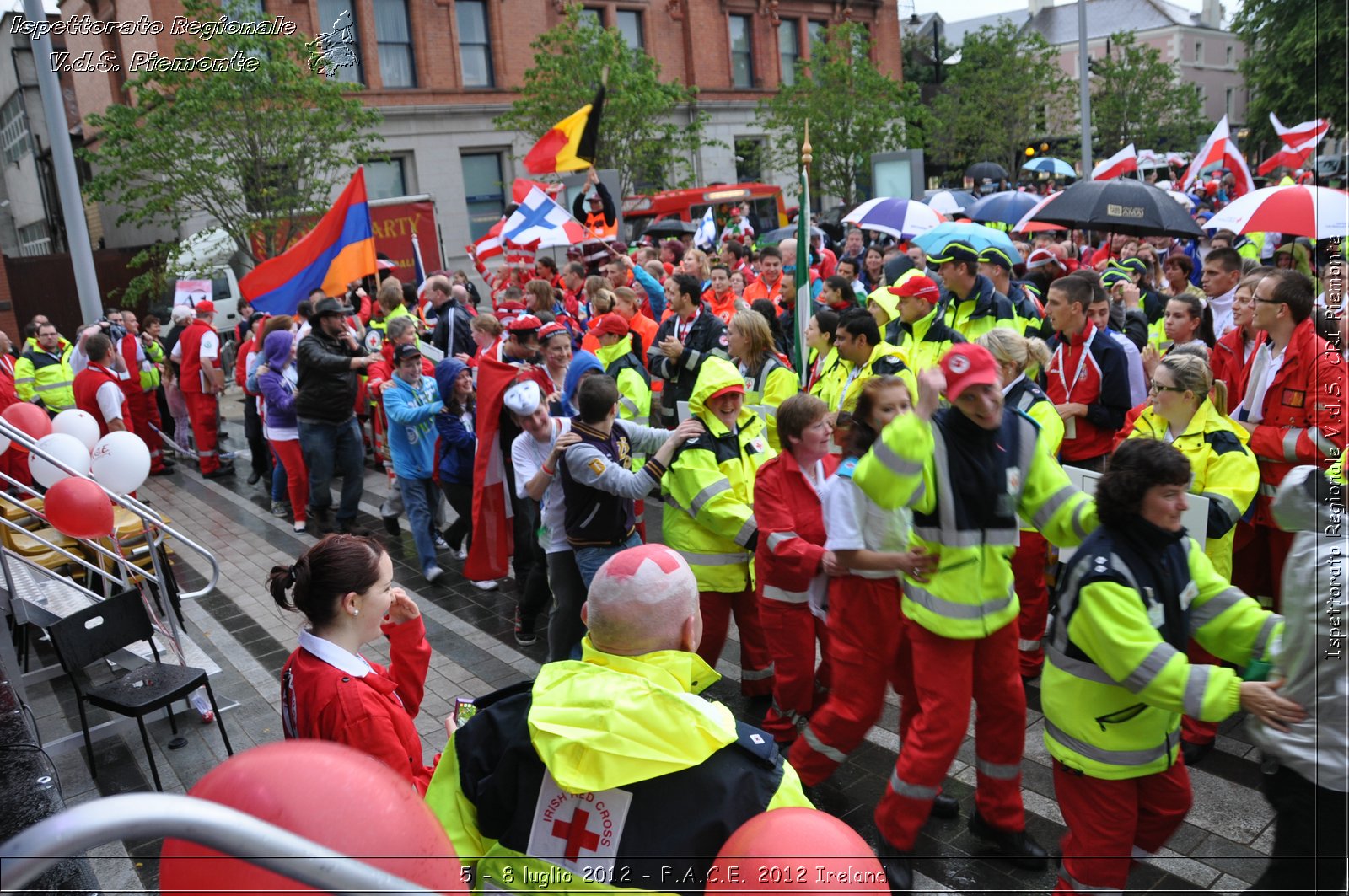 5 - 8 luglio - F.A.C.E. 2012 Ireland - Croce Rossa Italiana - Ispettorato Regionale Volontari del Soccorso del Piemonte