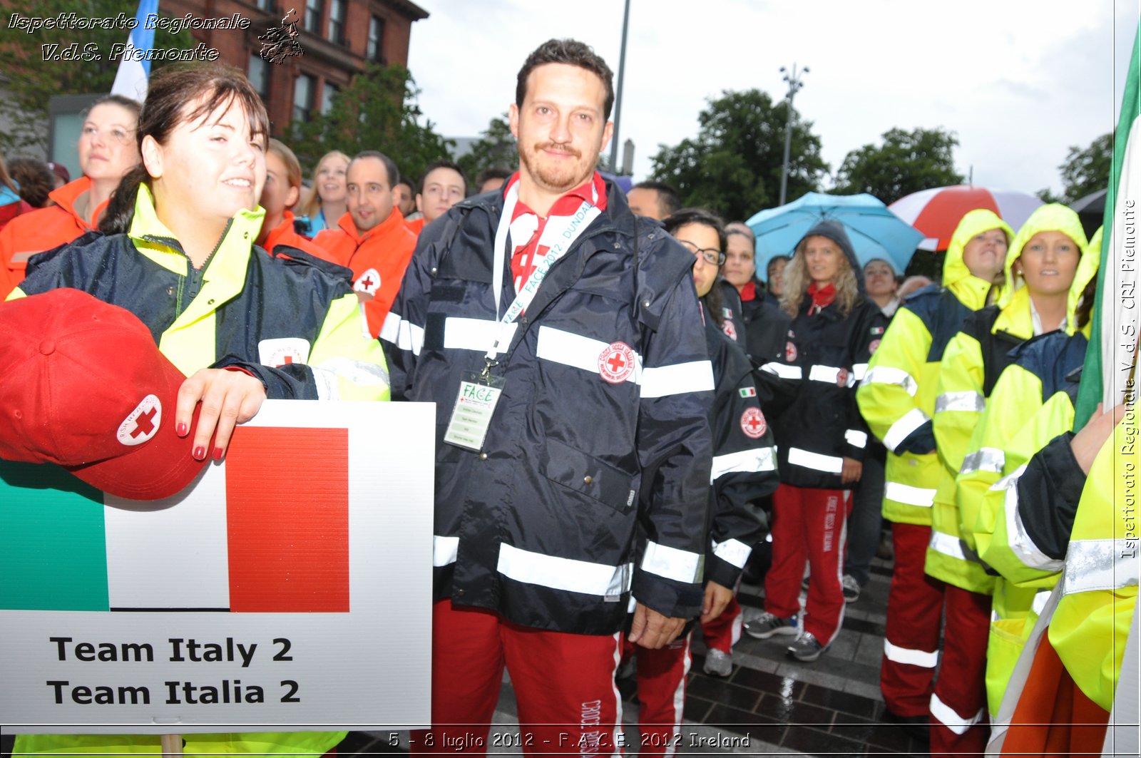 5 - 8 luglio - F.A.C.E. 2012 Ireland - Croce Rossa Italiana - Ispettorato Regionale Volontari del Soccorso del Piemonte