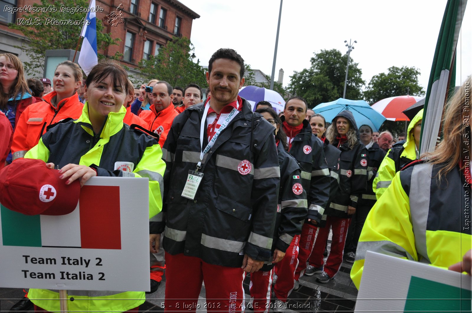 5 - 8 luglio - F.A.C.E. 2012 Ireland - Croce Rossa Italiana - Ispettorato Regionale Volontari del Soccorso del Piemonte