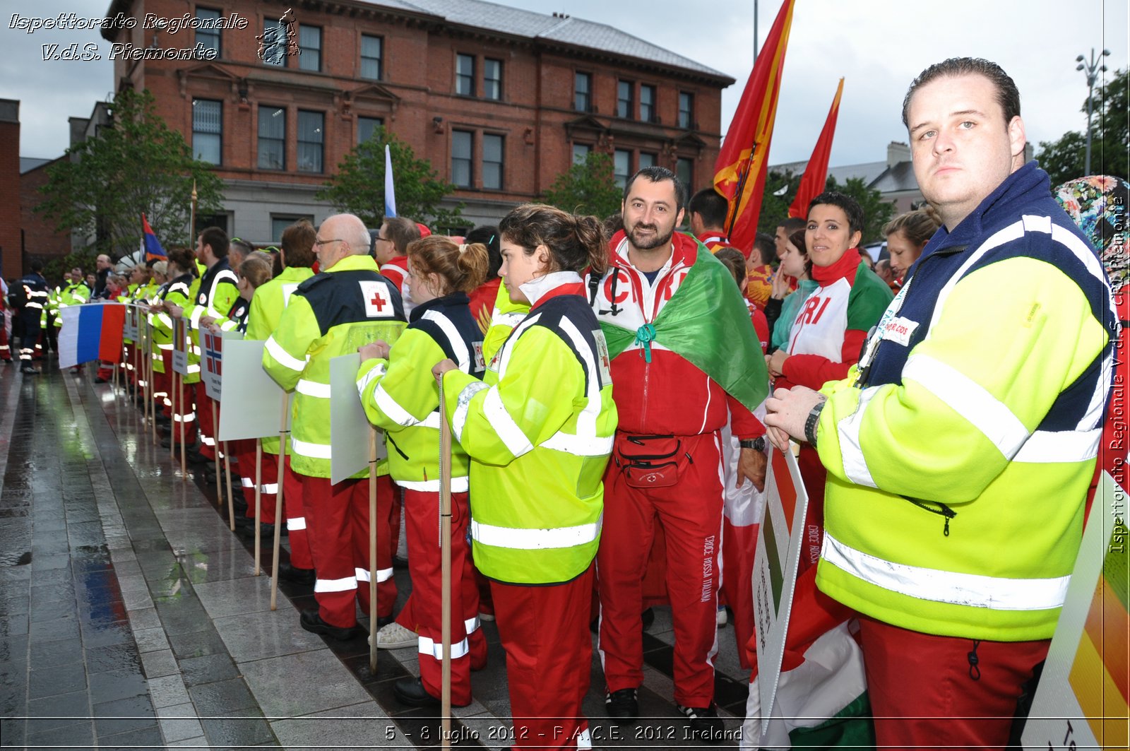 5 - 8 luglio - F.A.C.E. 2012 Ireland - Croce Rossa Italiana - Ispettorato Regionale Volontari del Soccorso del Piemonte