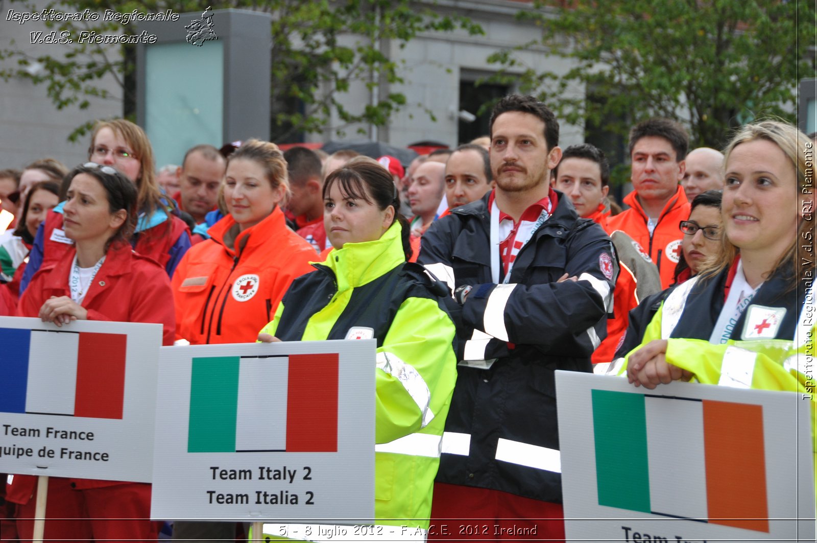 5 - 8 luglio - F.A.C.E. 2012 Ireland - Croce Rossa Italiana - Ispettorato Regionale Volontari del Soccorso del Piemonte