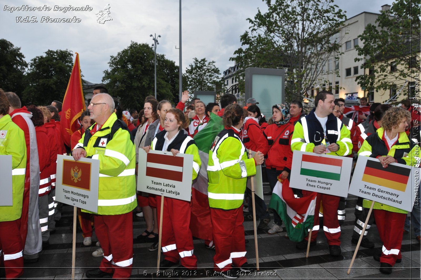 5 - 8 luglio - F.A.C.E. 2012 Ireland - Croce Rossa Italiana - Ispettorato Regionale Volontari del Soccorso del Piemonte