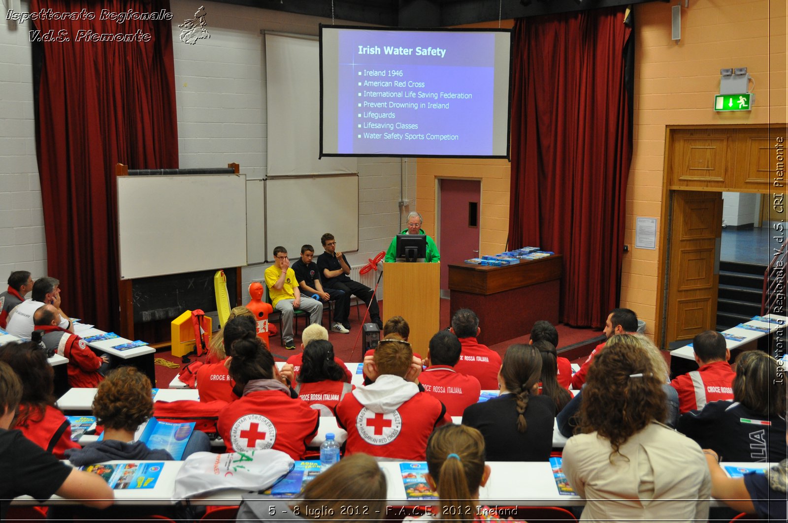 5 - 8 luglio - F.A.C.E. 2012 Ireland - Croce Rossa Italiana - Ispettorato Regionale Volontari del Soccorso del Piemonte