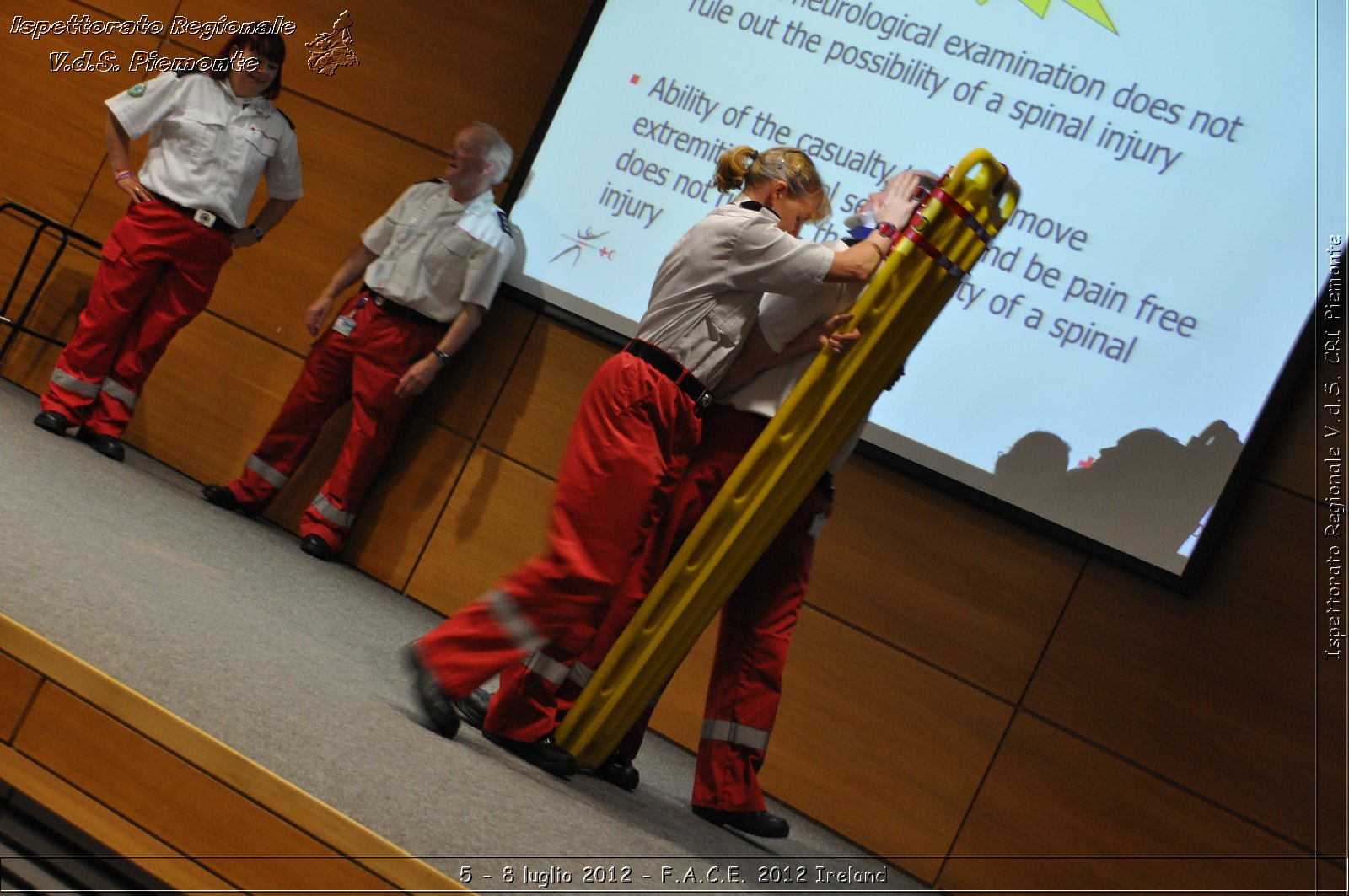 5 - 8 luglio - F.A.C.E. 2012 Ireland - Croce Rossa Italiana - Ispettorato Regionale Volontari del Soccorso del Piemonte