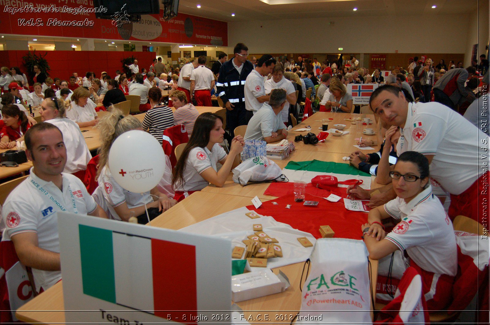 5 - 8 luglio - F.A.C.E. 2012 Ireland - Croce Rossa Italiana - Ispettorato Regionale Volontari del Soccorso del Piemonte