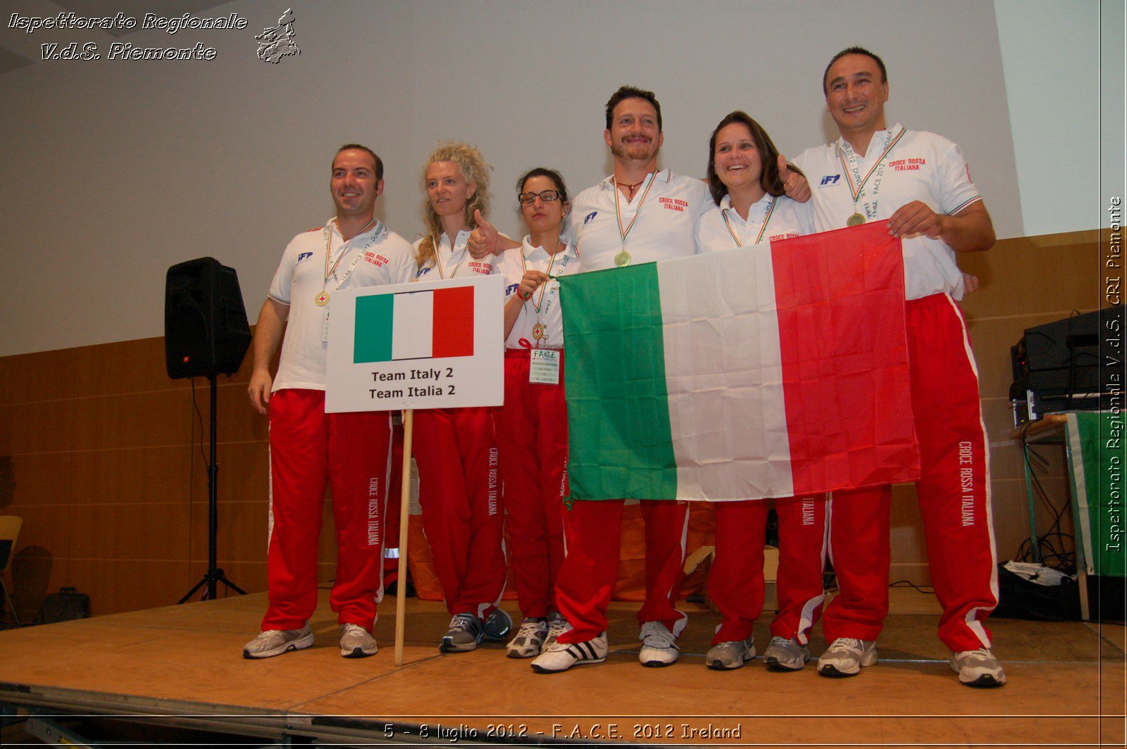 5 - 8 luglio - F.A.C.E. 2012 Ireland - Croce Rossa Italiana - Ispettorato Regionale Volontari del Soccorso del Piemonte