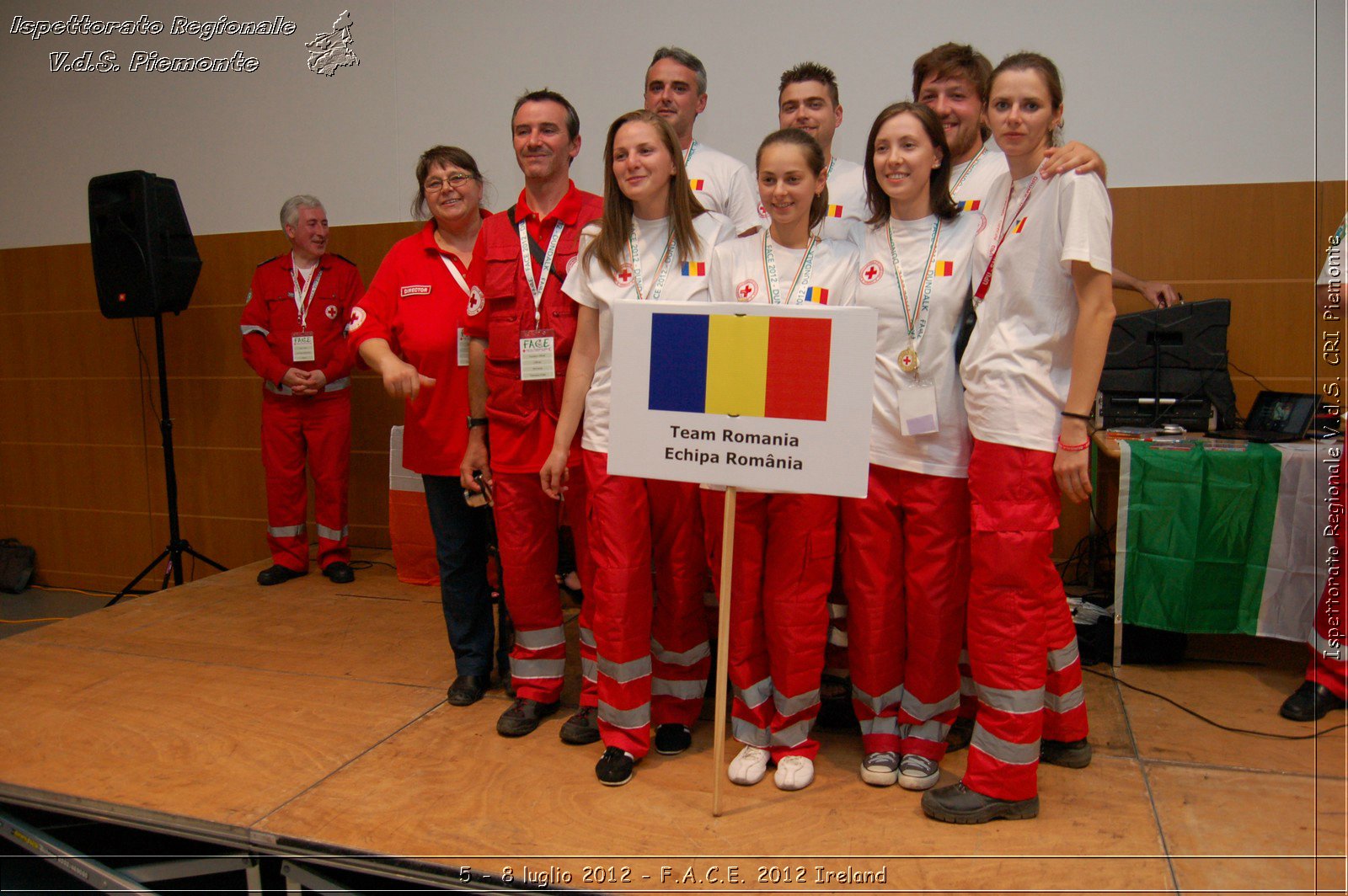 5 - 8 luglio - F.A.C.E. 2012 Ireland - Croce Rossa Italiana - Ispettorato Regionale Volontari del Soccorso del Piemonte