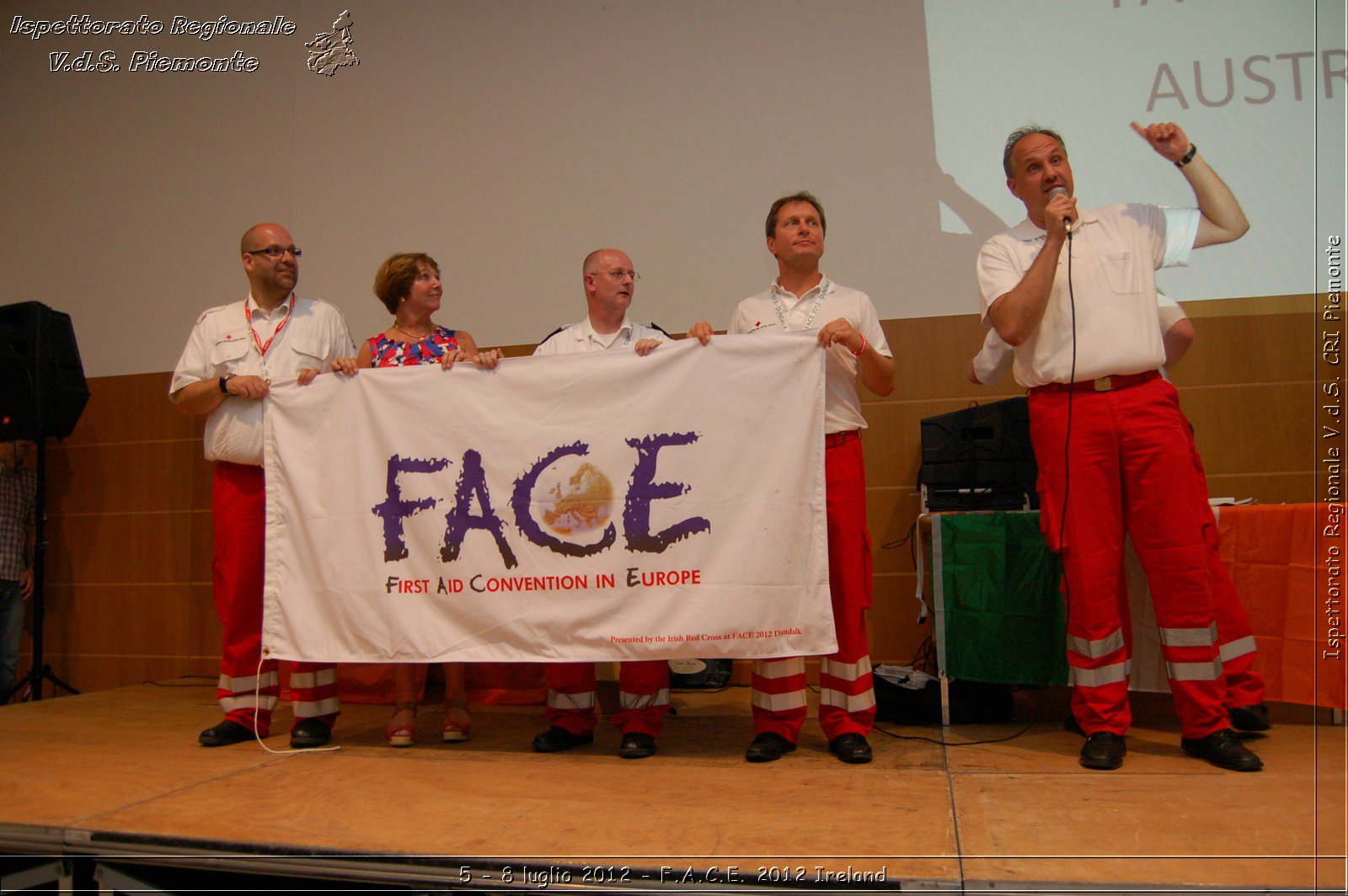 5 - 8 luglio - F.A.C.E. 2012 Ireland - Croce Rossa Italiana - Ispettorato Regionale Volontari del Soccorso del Piemonte