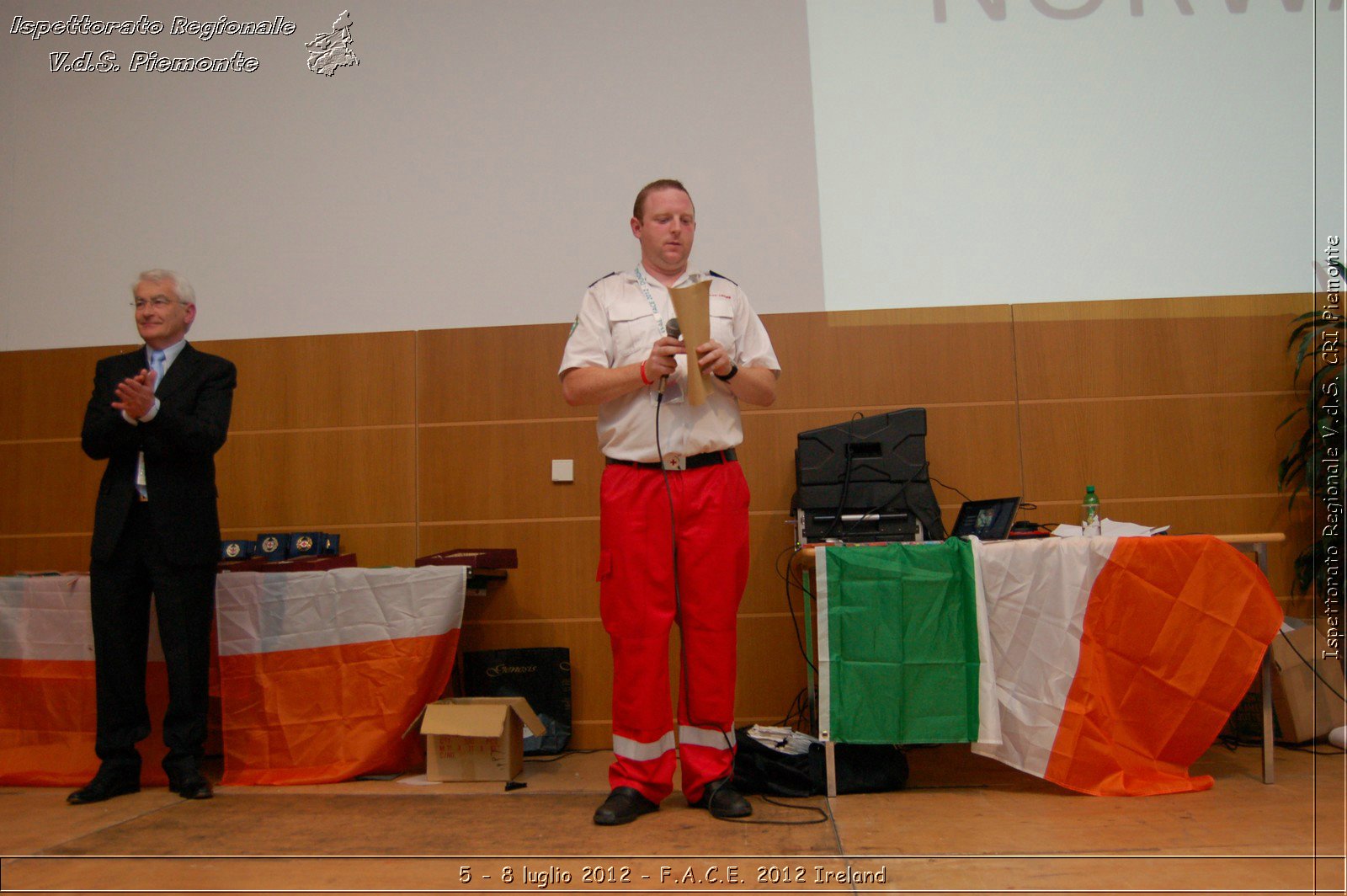 5 - 8 luglio - F.A.C.E. 2012 Ireland - Croce Rossa Italiana - Ispettorato Regionale Volontari del Soccorso del Piemonte