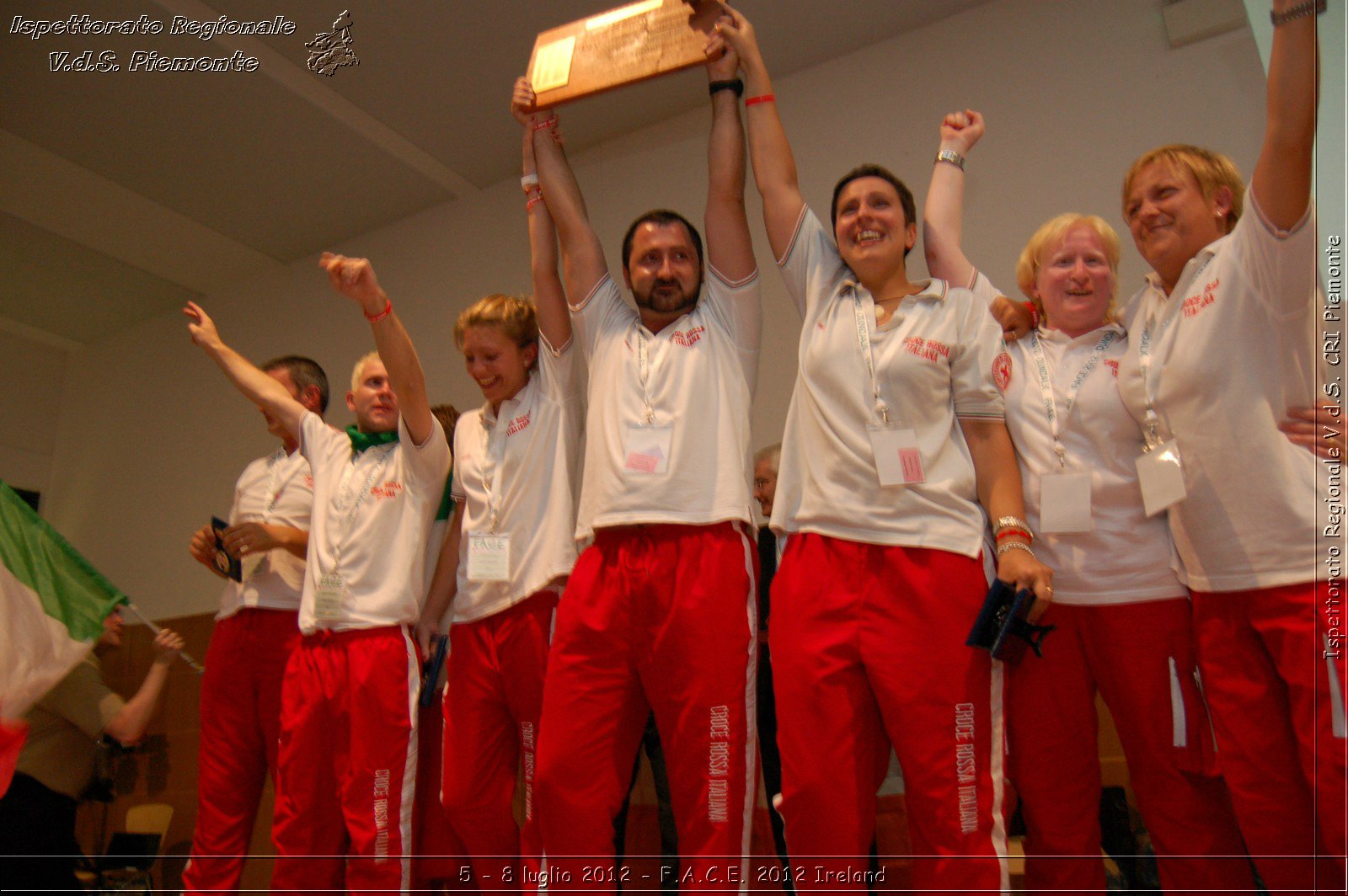 5 - 8 luglio - F.A.C.E. 2012 Ireland - Croce Rossa Italiana - Ispettorato Regionale Volontari del Soccorso del Piemonte