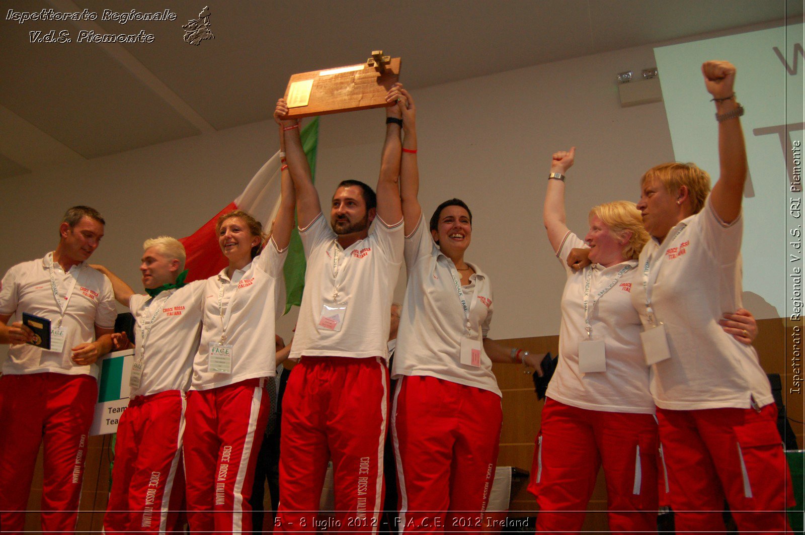 5 - 8 luglio - F.A.C.E. 2012 Ireland - Croce Rossa Italiana - Ispettorato Regionale Volontari del Soccorso del Piemonte