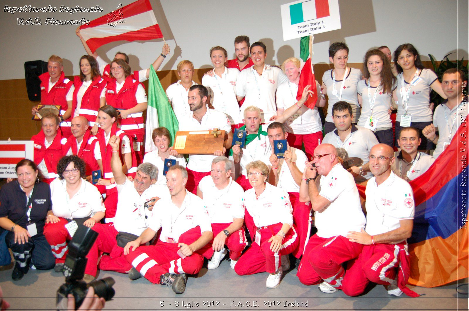 5 - 8 luglio - F.A.C.E. 2012 Ireland - Croce Rossa Italiana - Ispettorato Regionale Volontari del Soccorso del Piemonte