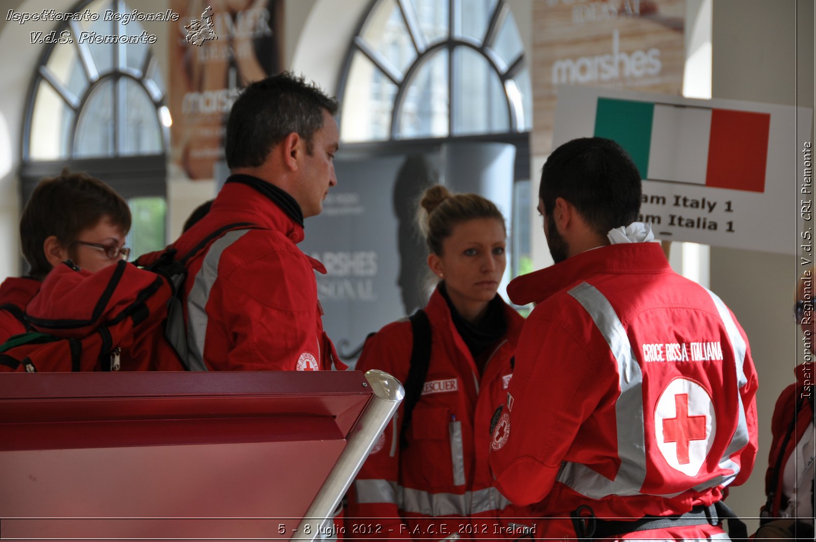 5 - 8 luglio - F.A.C.E. 2012 Ireland - Croce Rossa Italiana - Ispettorato Regionale Volontari del Soccorso del Piemonte