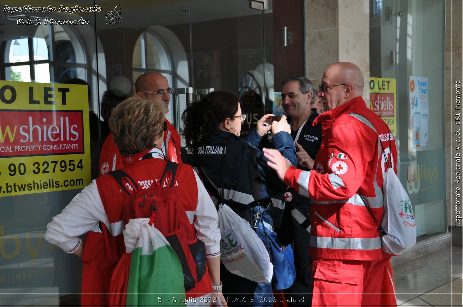 5 - 8 luglio - F.A.C.E. 2012 Ireland - Croce Rossa Italiana - Ispettorato Regionale Volontari del Soccorso del Piemonte