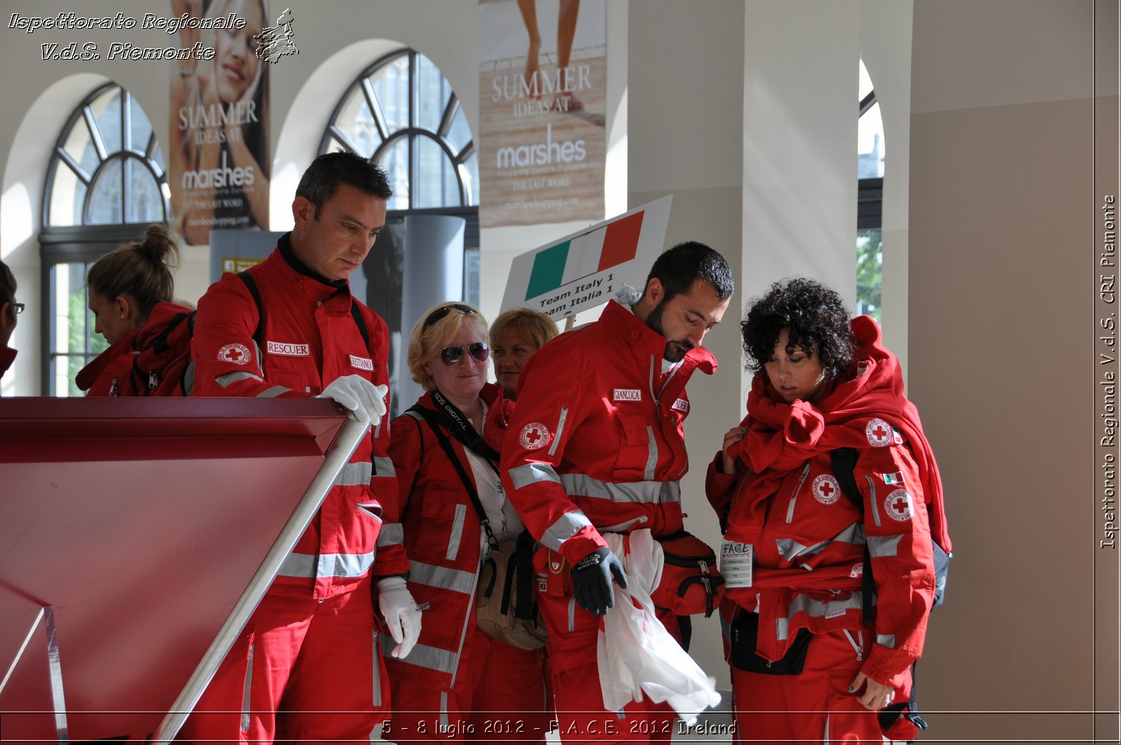 5 - 8 luglio - F.A.C.E. 2012 Ireland - Croce Rossa Italiana - Ispettorato Regionale Volontari del Soccorso del Piemonte