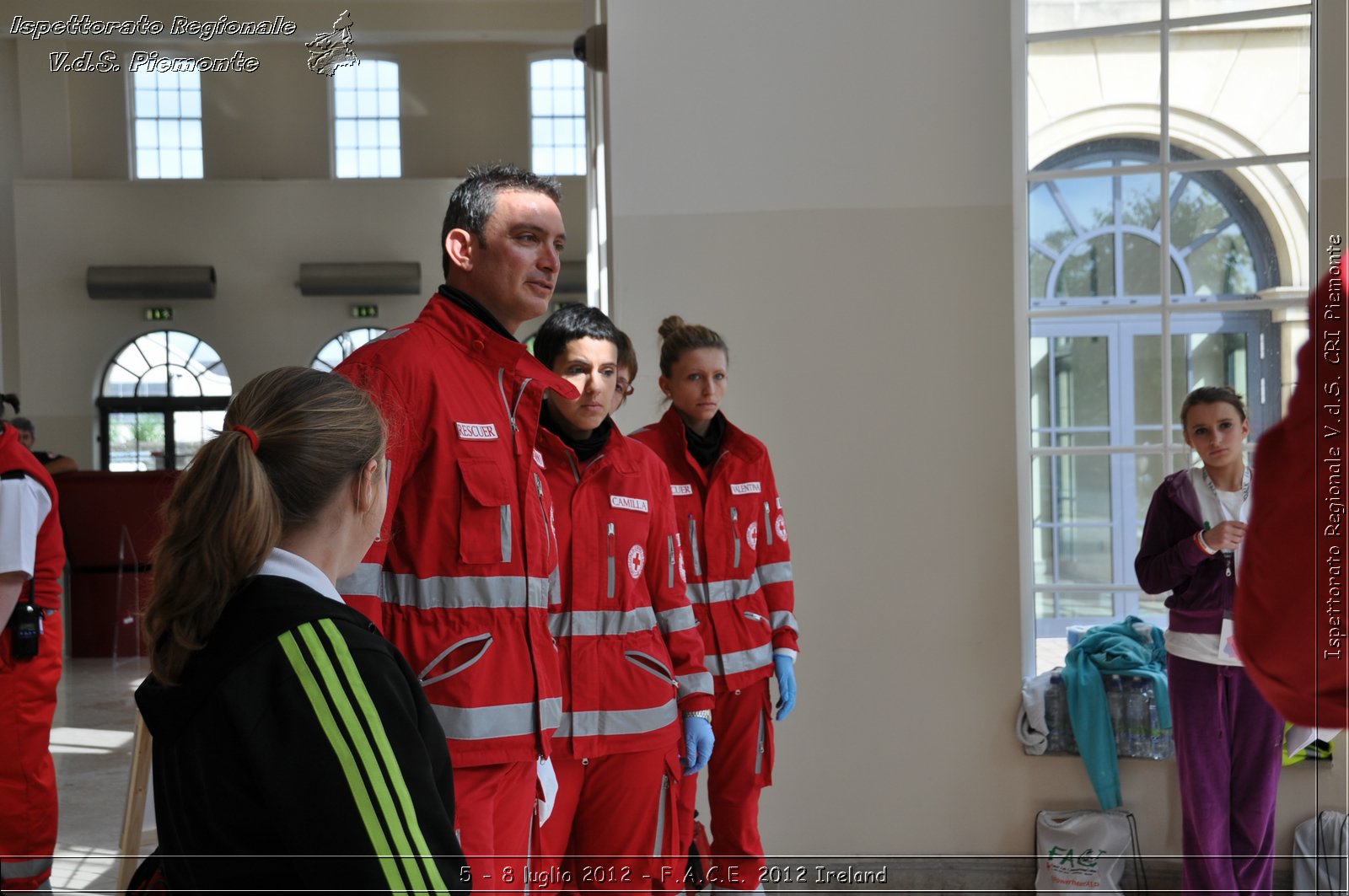 5 - 8 luglio - F.A.C.E. 2012 Ireland - Croce Rossa Italiana - Ispettorato Regionale Volontari del Soccorso del Piemonte