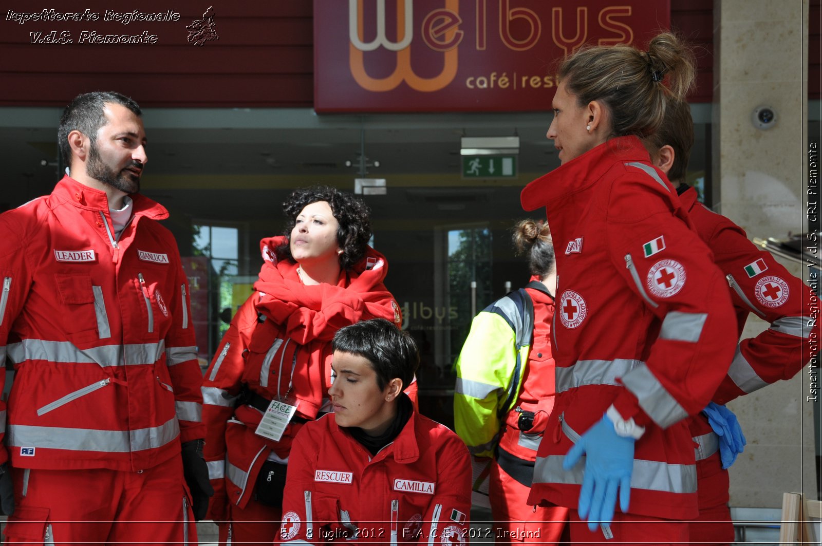 5 - 8 luglio - F.A.C.E. 2012 Ireland - Croce Rossa Italiana - Ispettorato Regionale Volontari del Soccorso del Piemonte