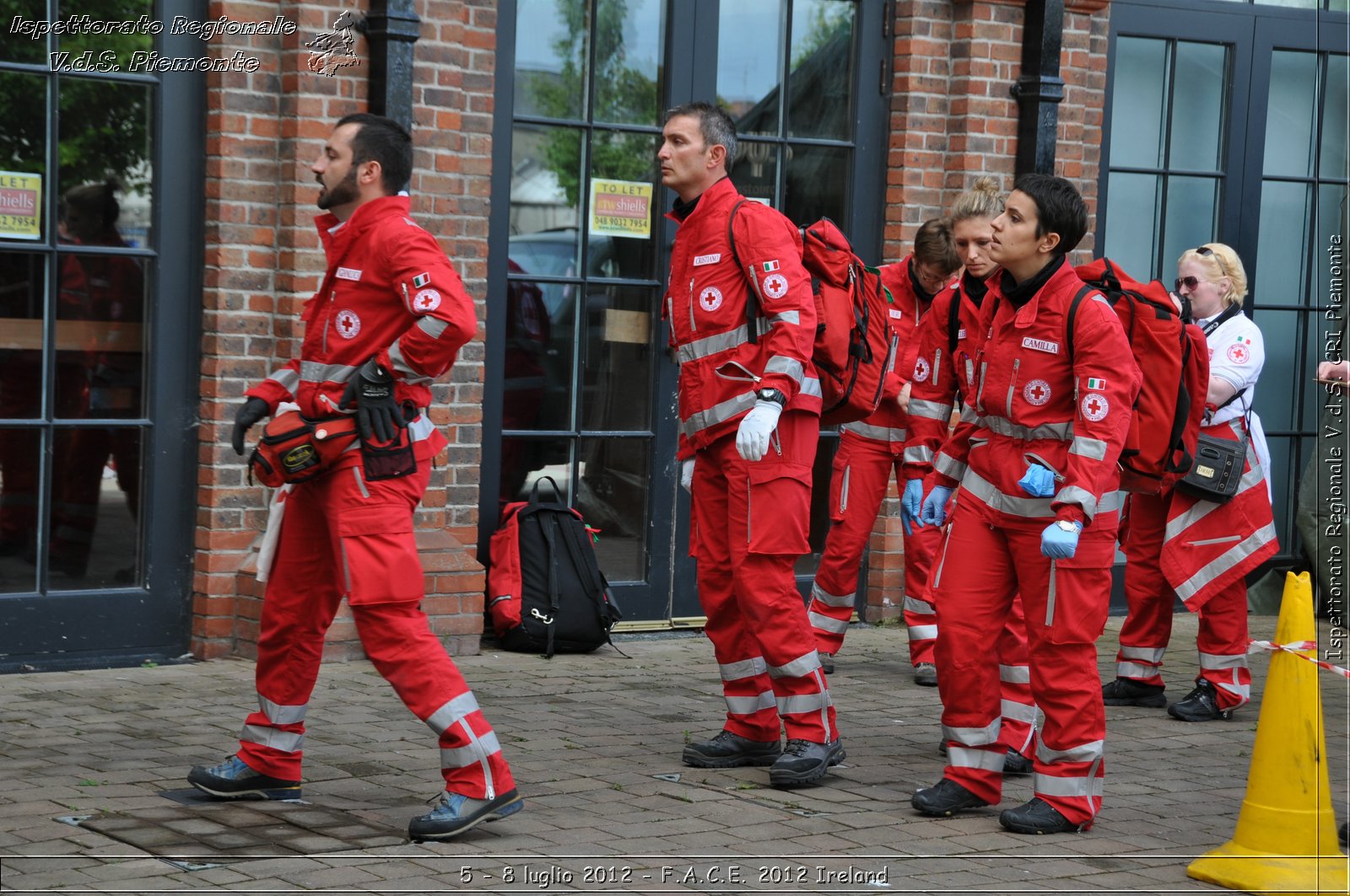 5 - 8 luglio - F.A.C.E. 2012 Ireland - Croce Rossa Italiana - Ispettorato Regionale Volontari del Soccorso del Piemonte