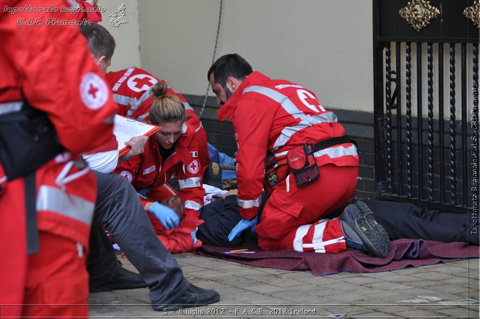 5 - 8 luglio - F.A.C.E. 2012 Ireland - Croce Rossa Italiana - Ispettorato Regionale Volontari del Soccorso del Piemonte