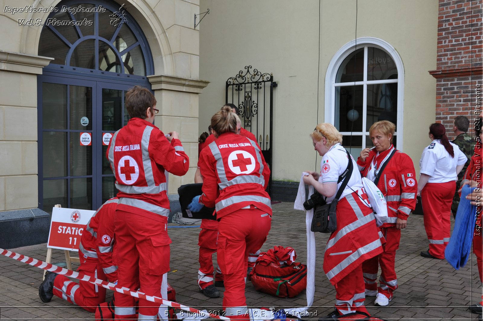 5 - 8 luglio - F.A.C.E. 2012 Ireland - Croce Rossa Italiana - Ispettorato Regionale Volontari del Soccorso del Piemonte