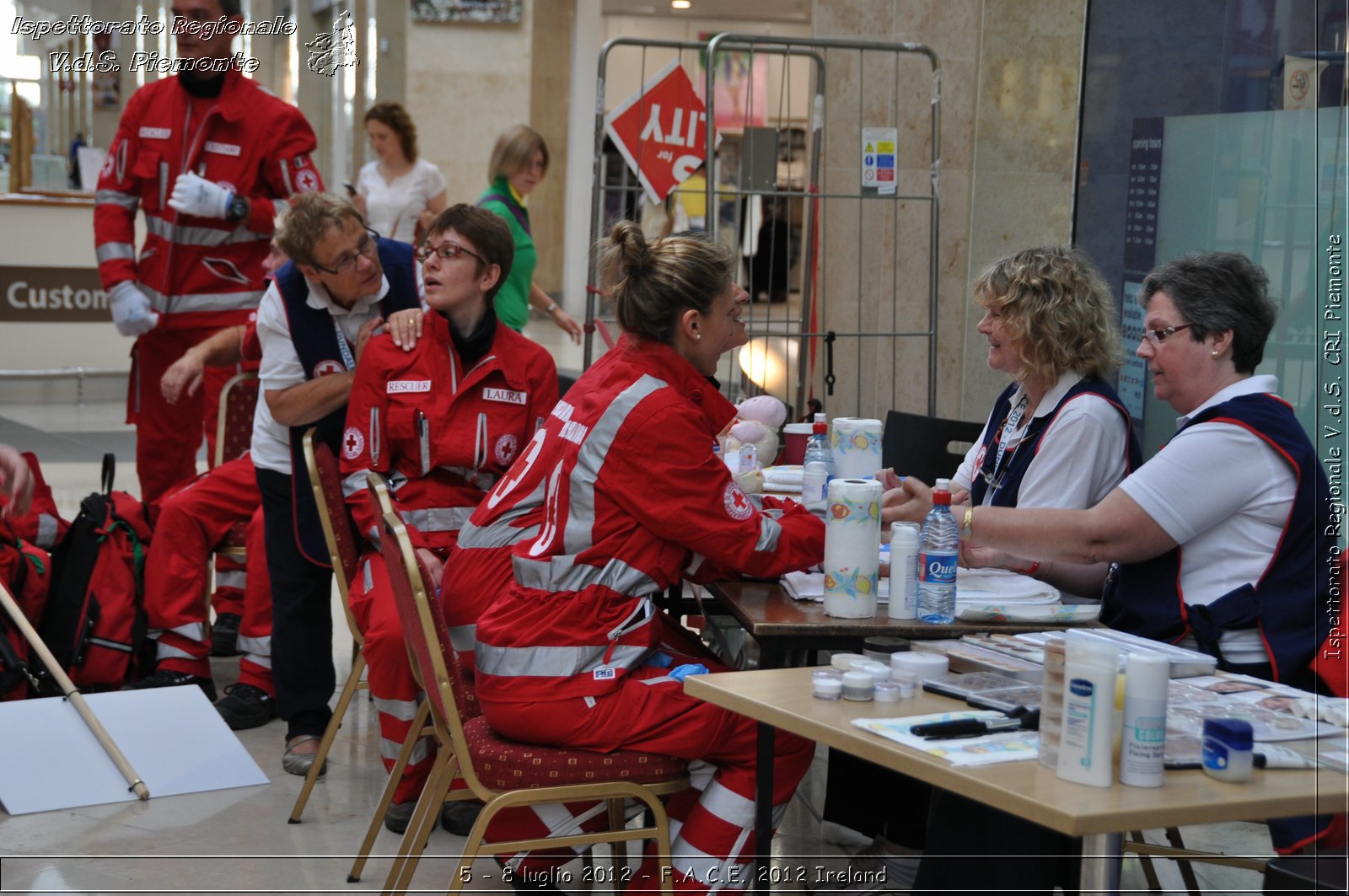 5 - 8 luglio - F.A.C.E. 2012 Ireland - Croce Rossa Italiana - Ispettorato Regionale Volontari del Soccorso del Piemonte