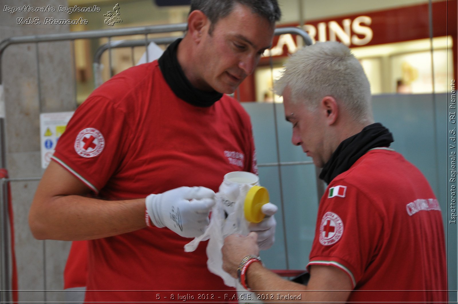 5 - 8 luglio - F.A.C.E. 2012 Ireland - Croce Rossa Italiana - Ispettorato Regionale Volontari del Soccorso del Piemonte