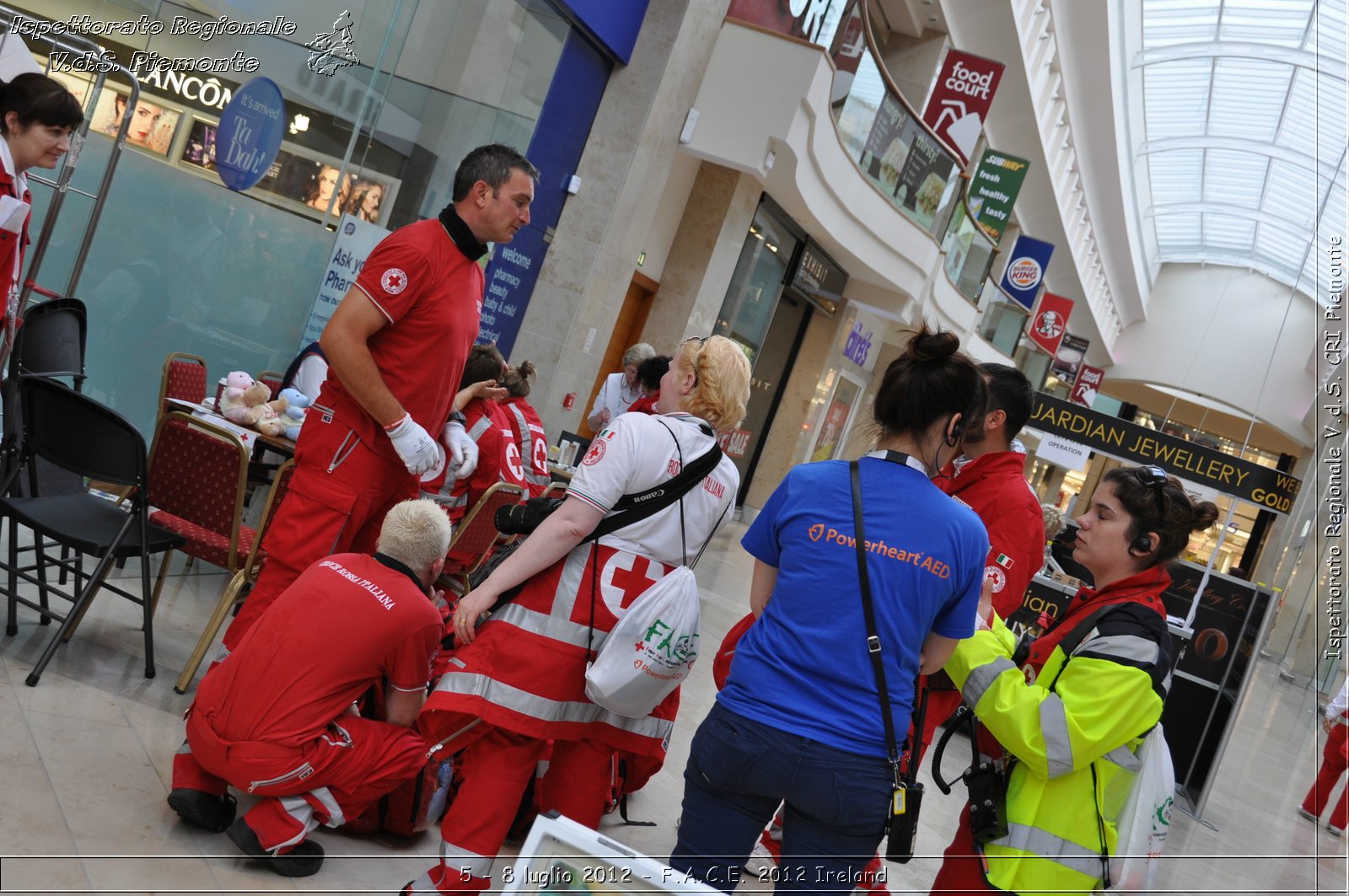 5 - 8 luglio - F.A.C.E. 2012 Ireland - Croce Rossa Italiana - Ispettorato Regionale Volontari del Soccorso del Piemonte