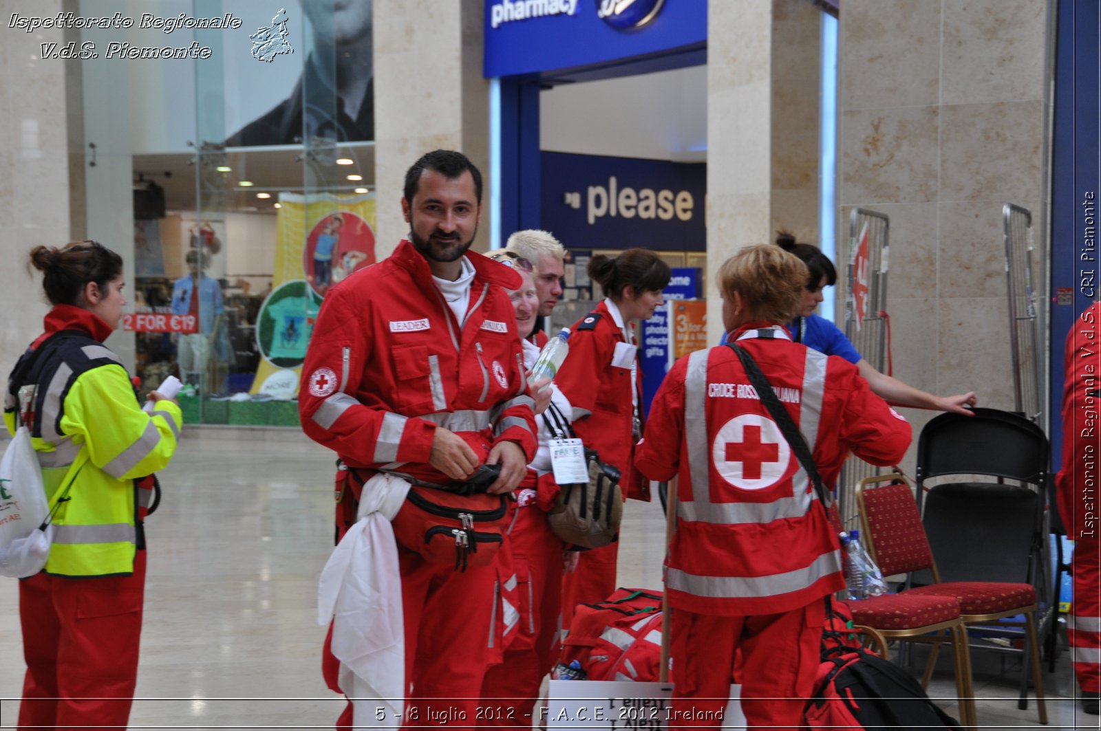 5 - 8 luglio - F.A.C.E. 2012 Ireland - Croce Rossa Italiana - Ispettorato Regionale Volontari del Soccorso del Piemonte