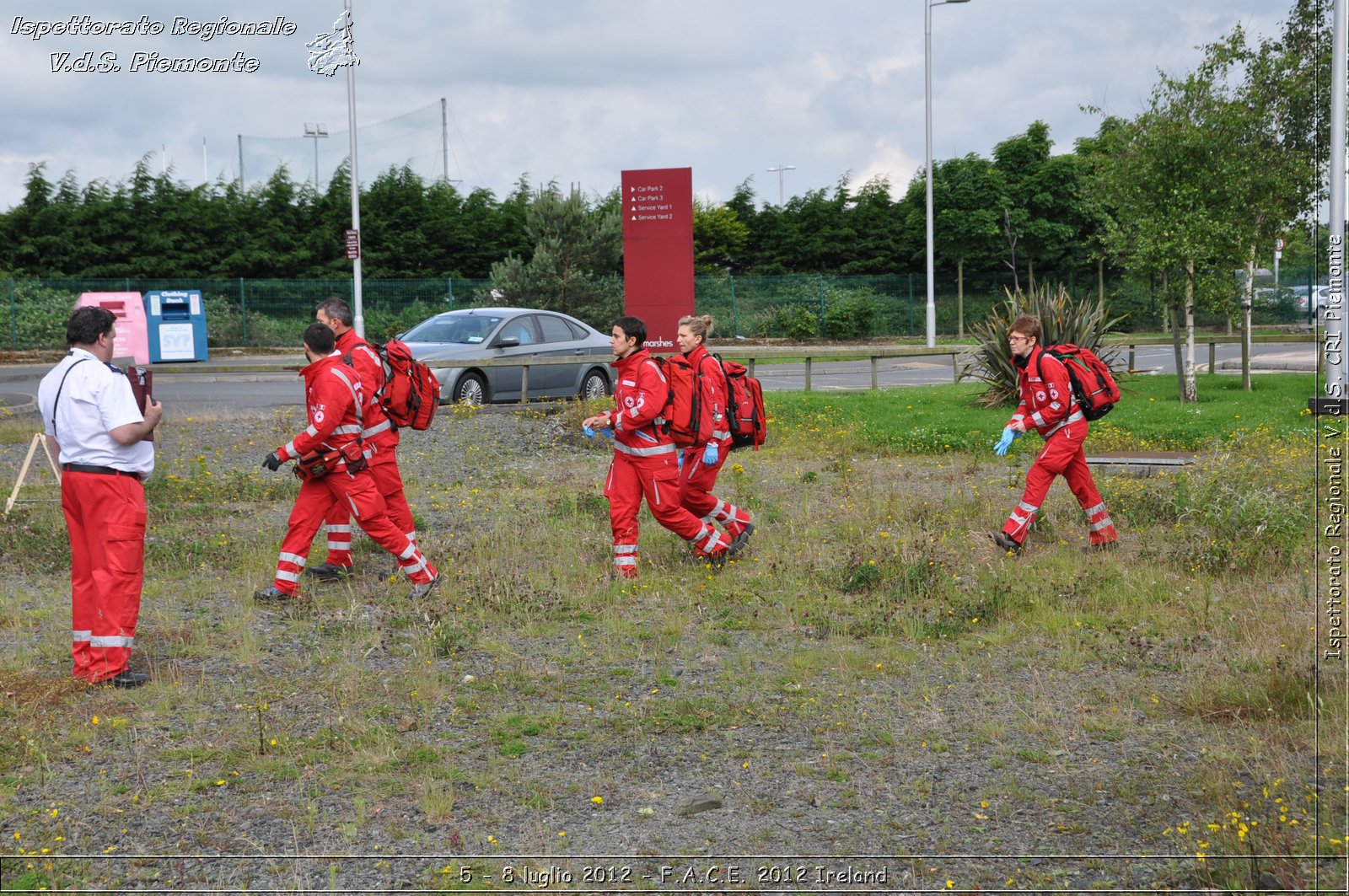 5 - 8 luglio - F.A.C.E. 2012 Ireland - Croce Rossa Italiana - Ispettorato Regionale Volontari del Soccorso del Piemonte