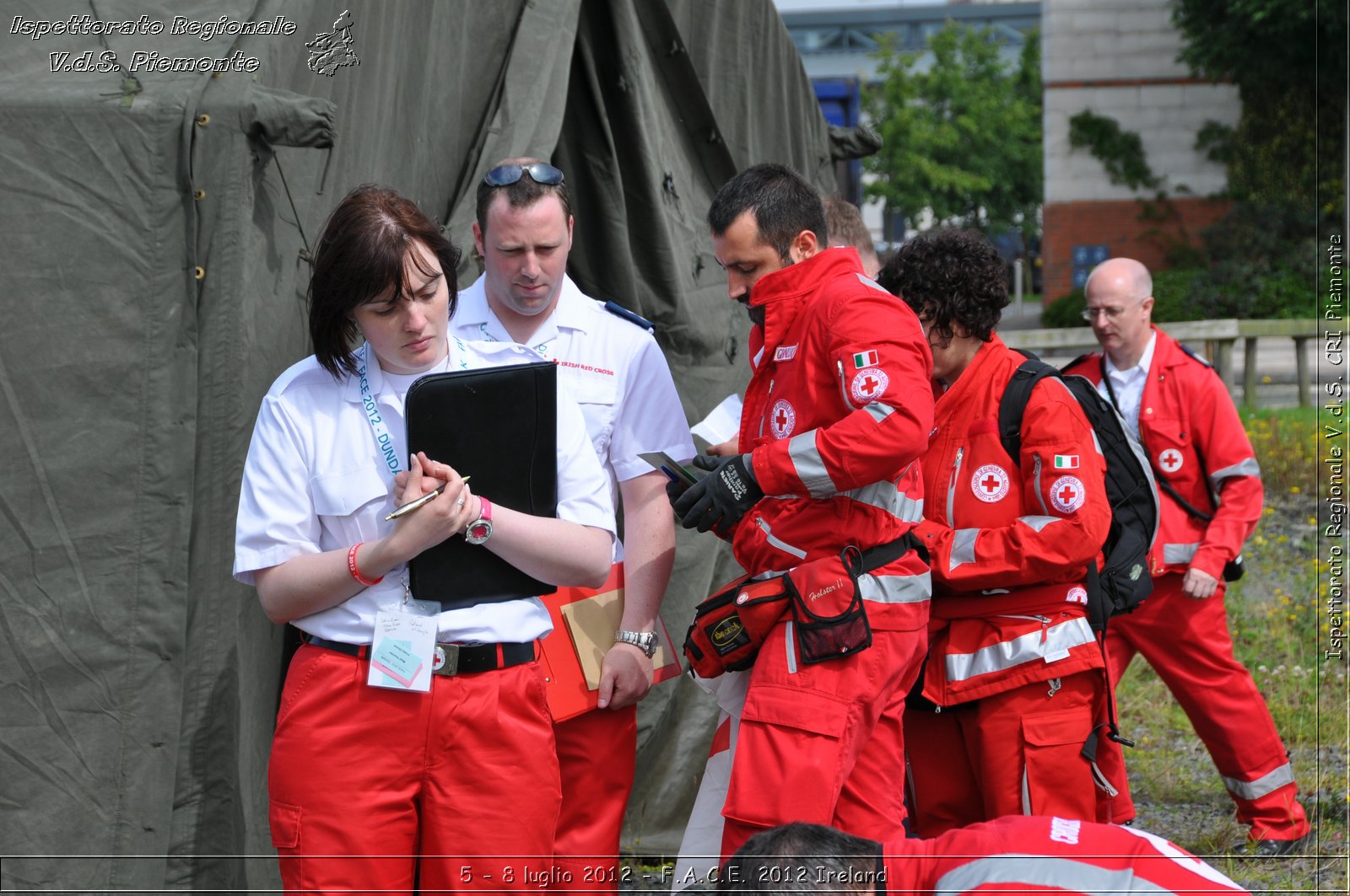 5 - 8 luglio - F.A.C.E. 2012 Ireland - Croce Rossa Italiana - Ispettorato Regionale Volontari del Soccorso del Piemonte