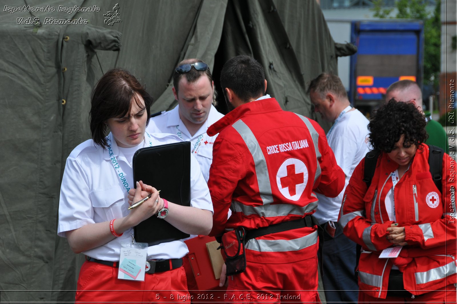 5 - 8 luglio - F.A.C.E. 2012 Ireland - Croce Rossa Italiana - Ispettorato Regionale Volontari del Soccorso del Piemonte