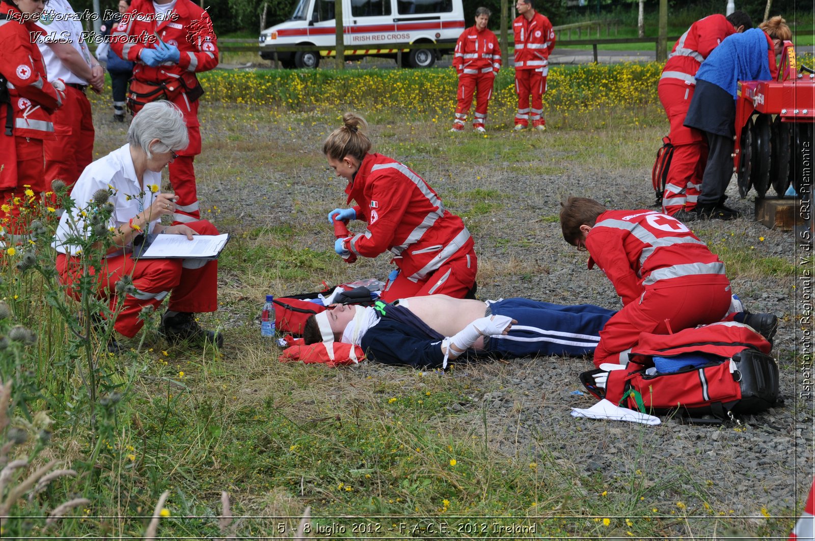 5 - 8 luglio - F.A.C.E. 2012 Ireland - Croce Rossa Italiana - Ispettorato Regionale Volontari del Soccorso del Piemonte