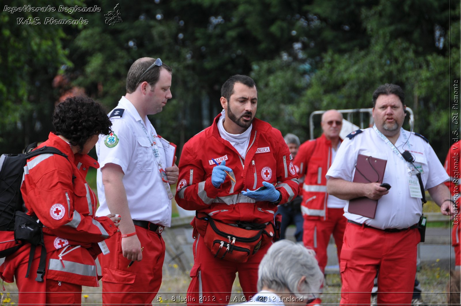 5 - 8 luglio - F.A.C.E. 2012 Ireland - Croce Rossa Italiana - Ispettorato Regionale Volontari del Soccorso del Piemonte