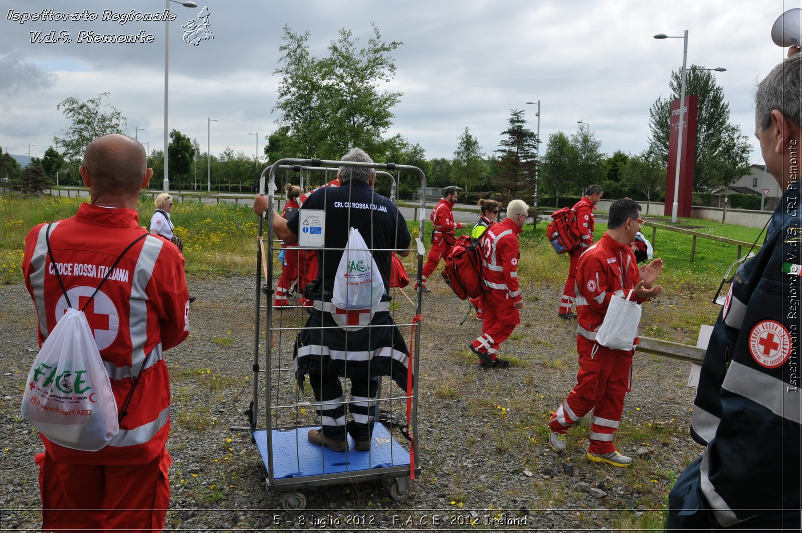 5 - 8 luglio - F.A.C.E. 2012 Ireland - Croce Rossa Italiana - Ispettorato Regionale Volontari del Soccorso del Piemonte