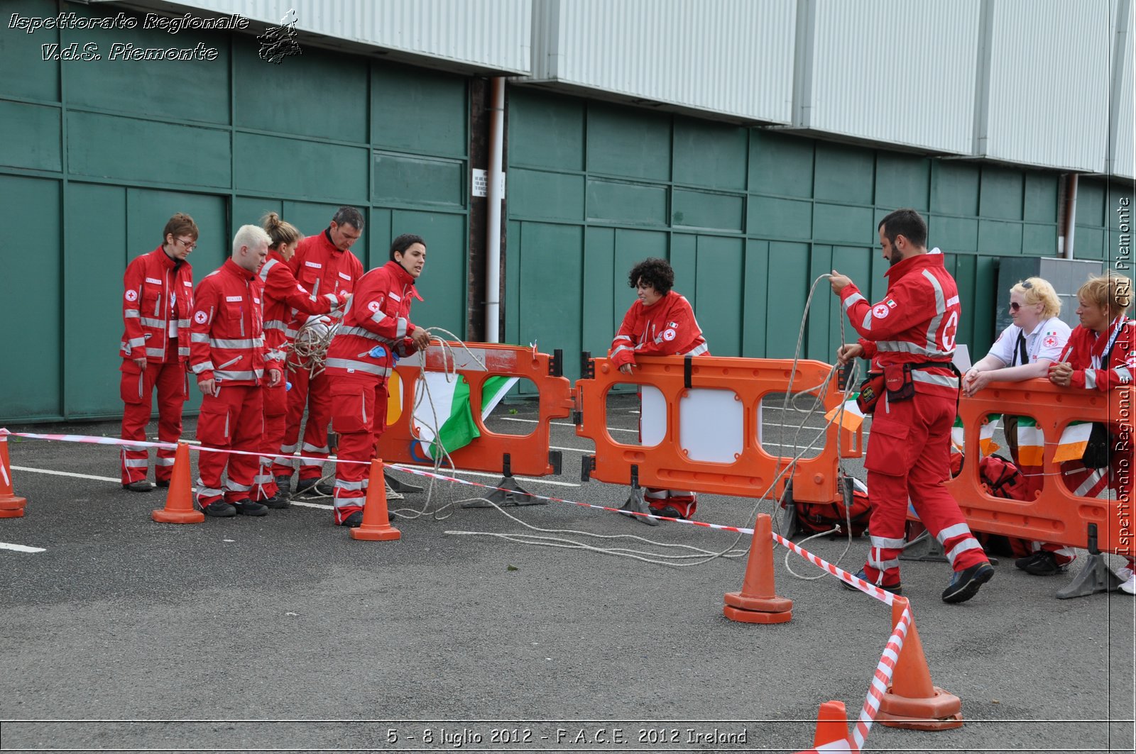 5 - 8 luglio - F.A.C.E. 2012 Ireland - Croce Rossa Italiana - Ispettorato Regionale Volontari del Soccorso del Piemonte