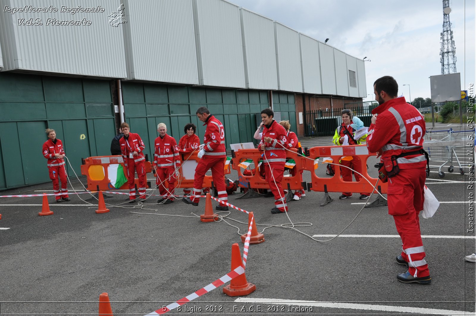 5 - 8 luglio - F.A.C.E. 2012 Ireland - Croce Rossa Italiana - Ispettorato Regionale Volontari del Soccorso del Piemonte