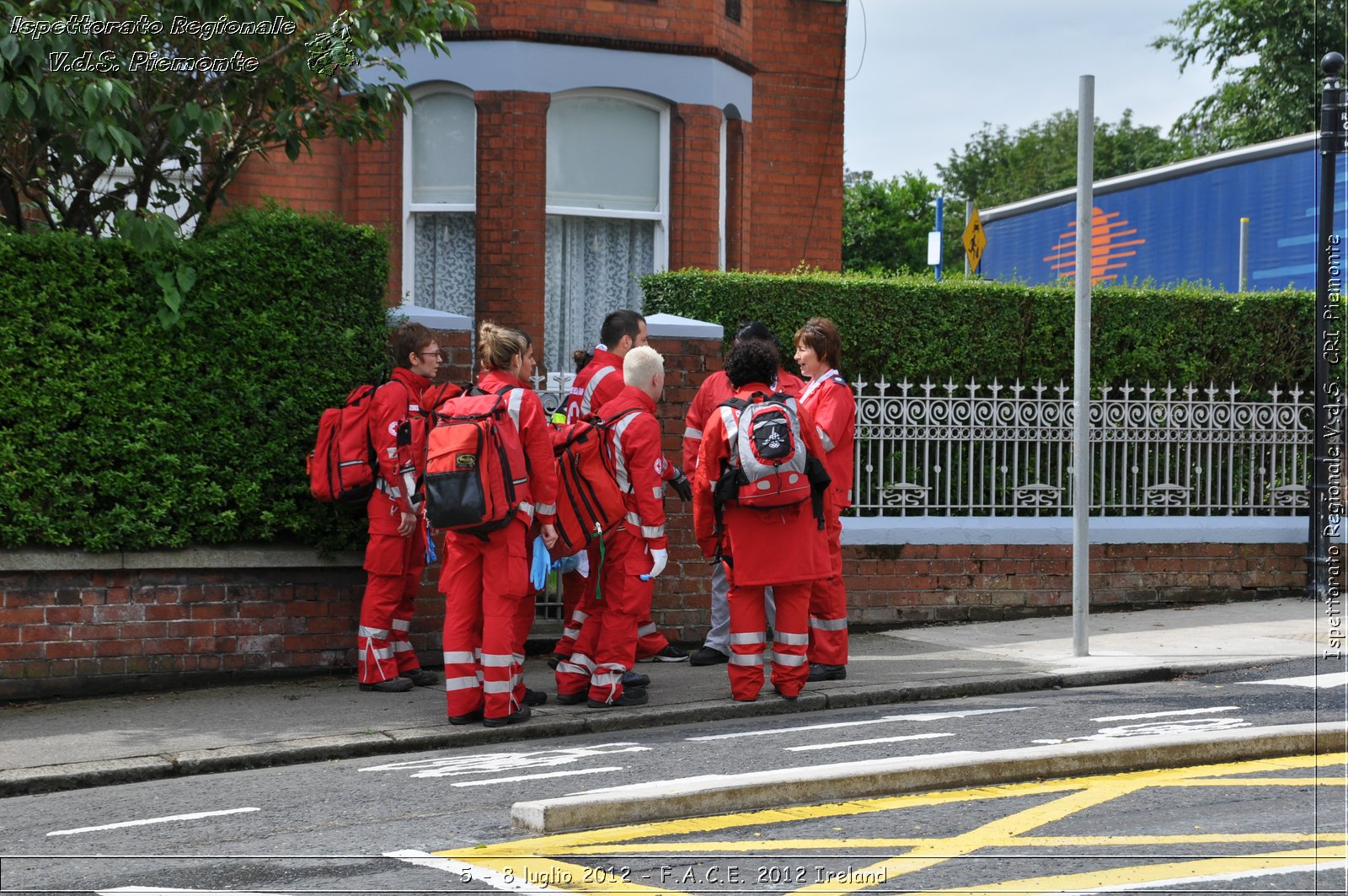 5 - 8 luglio - F.A.C.E. 2012 Ireland - Croce Rossa Italiana - Ispettorato Regionale Volontari del Soccorso del Piemonte