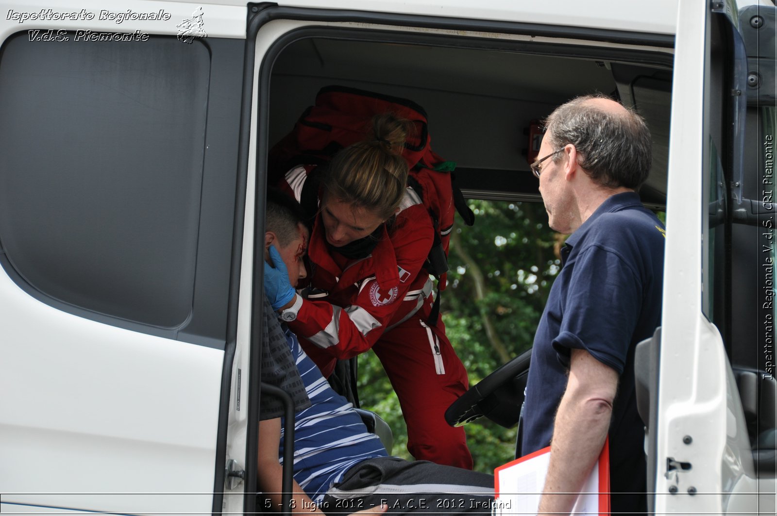 5 - 8 luglio - F.A.C.E. 2012 Ireland - Croce Rossa Italiana - Ispettorato Regionale Volontari del Soccorso del Piemonte