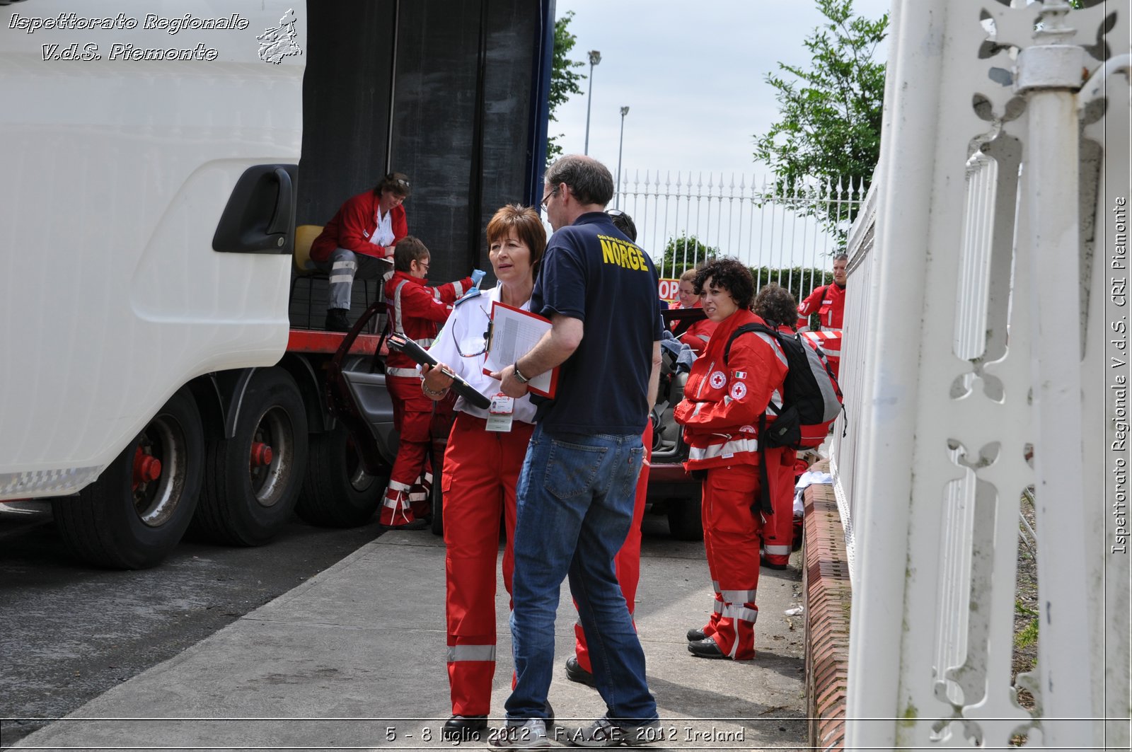 5 - 8 luglio - F.A.C.E. 2012 Ireland - Croce Rossa Italiana - Ispettorato Regionale Volontari del Soccorso del Piemonte