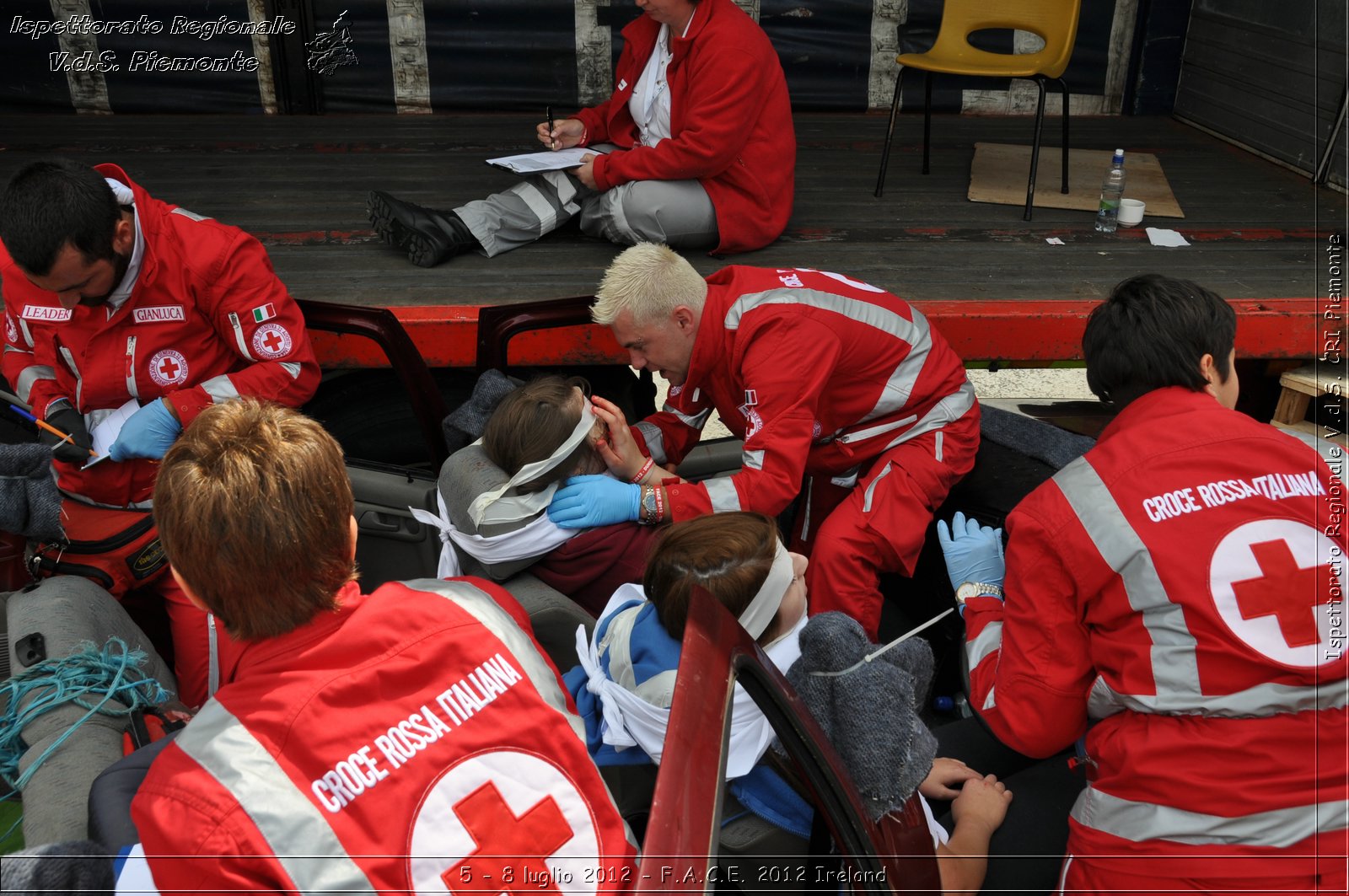 5 - 8 luglio - F.A.C.E. 2012 Ireland - Croce Rossa Italiana - Ispettorato Regionale Volontari del Soccorso del Piemonte