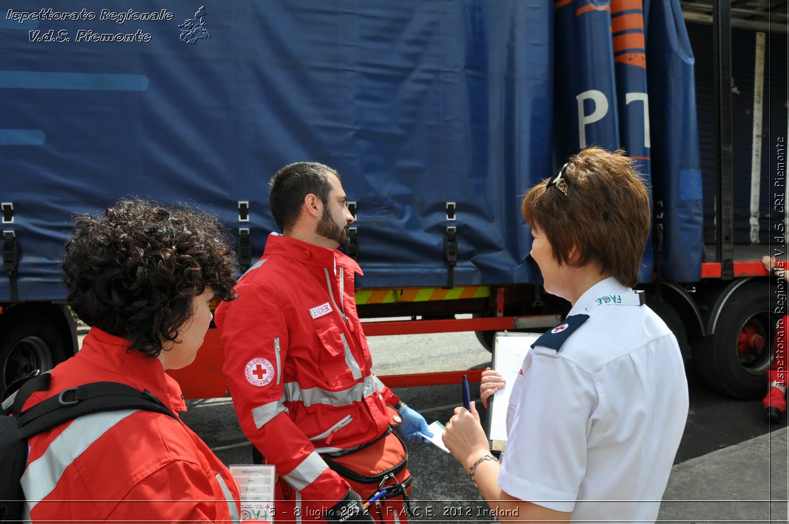 5 - 8 luglio - F.A.C.E. 2012 Ireland - Croce Rossa Italiana - Ispettorato Regionale Volontari del Soccorso del Piemonte