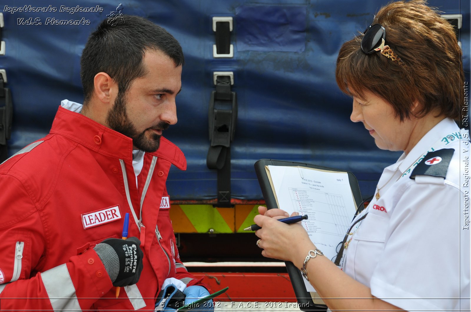 5 - 8 luglio - F.A.C.E. 2012 Ireland - Croce Rossa Italiana - Ispettorato Regionale Volontari del Soccorso del Piemonte