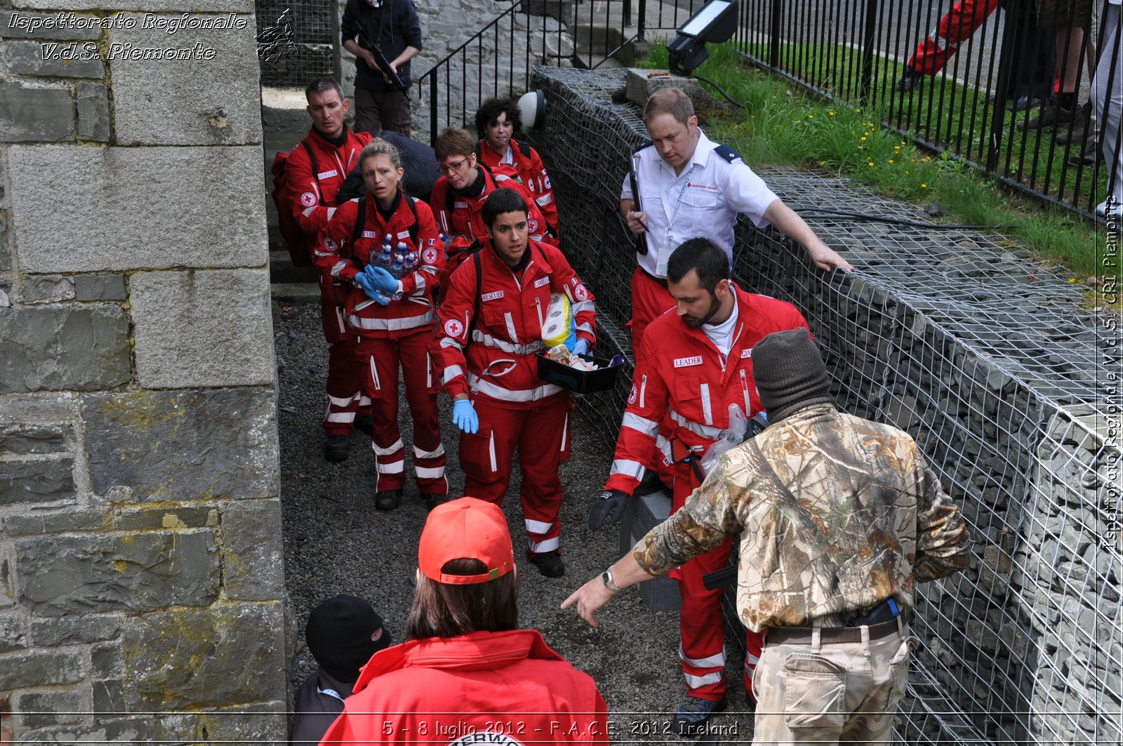 5 - 8 luglio - F.A.C.E. 2012 Ireland - Croce Rossa Italiana - Ispettorato Regionale Volontari del Soccorso del Piemonte