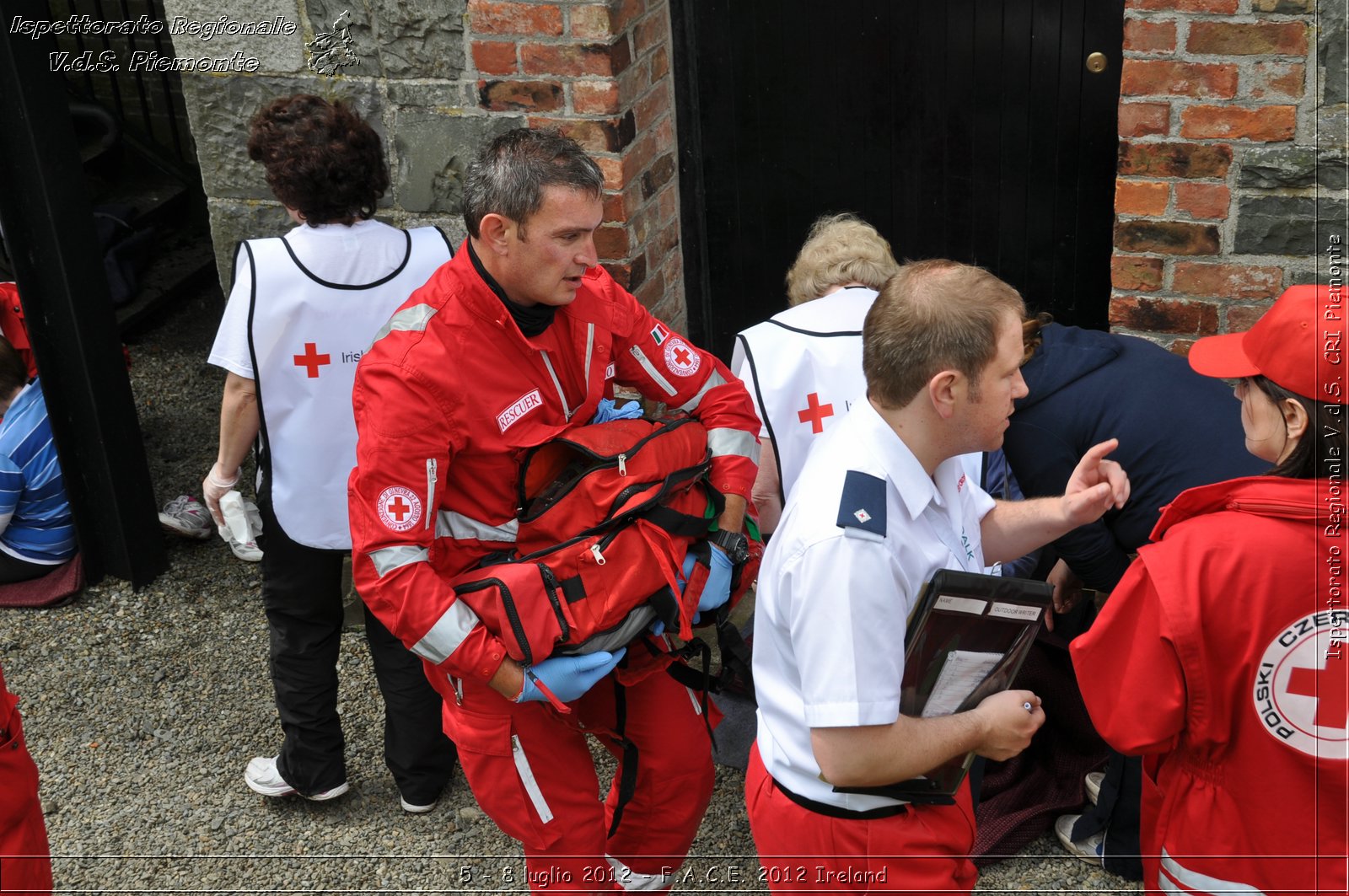 5 - 8 luglio - F.A.C.E. 2012 Ireland - Croce Rossa Italiana - Ispettorato Regionale Volontari del Soccorso del Piemonte