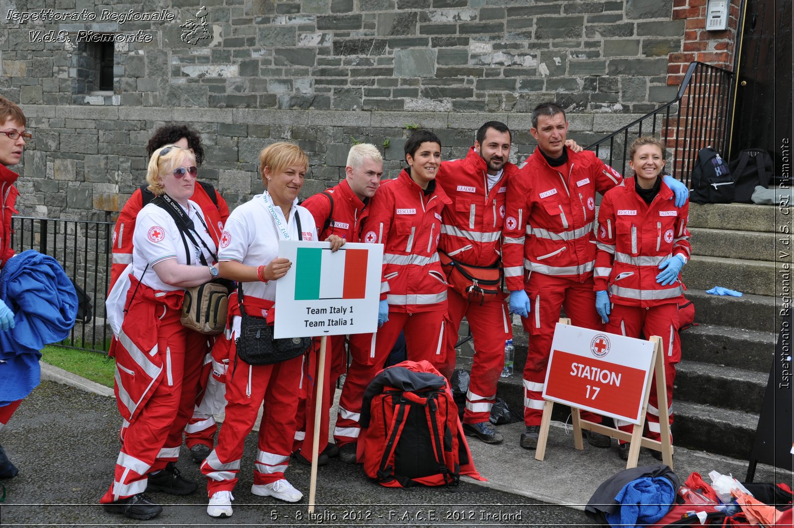 5 - 8 luglio - F.A.C.E. 2012 Ireland - Croce Rossa Italiana - Ispettorato Regionale Volontari del Soccorso del Piemonte