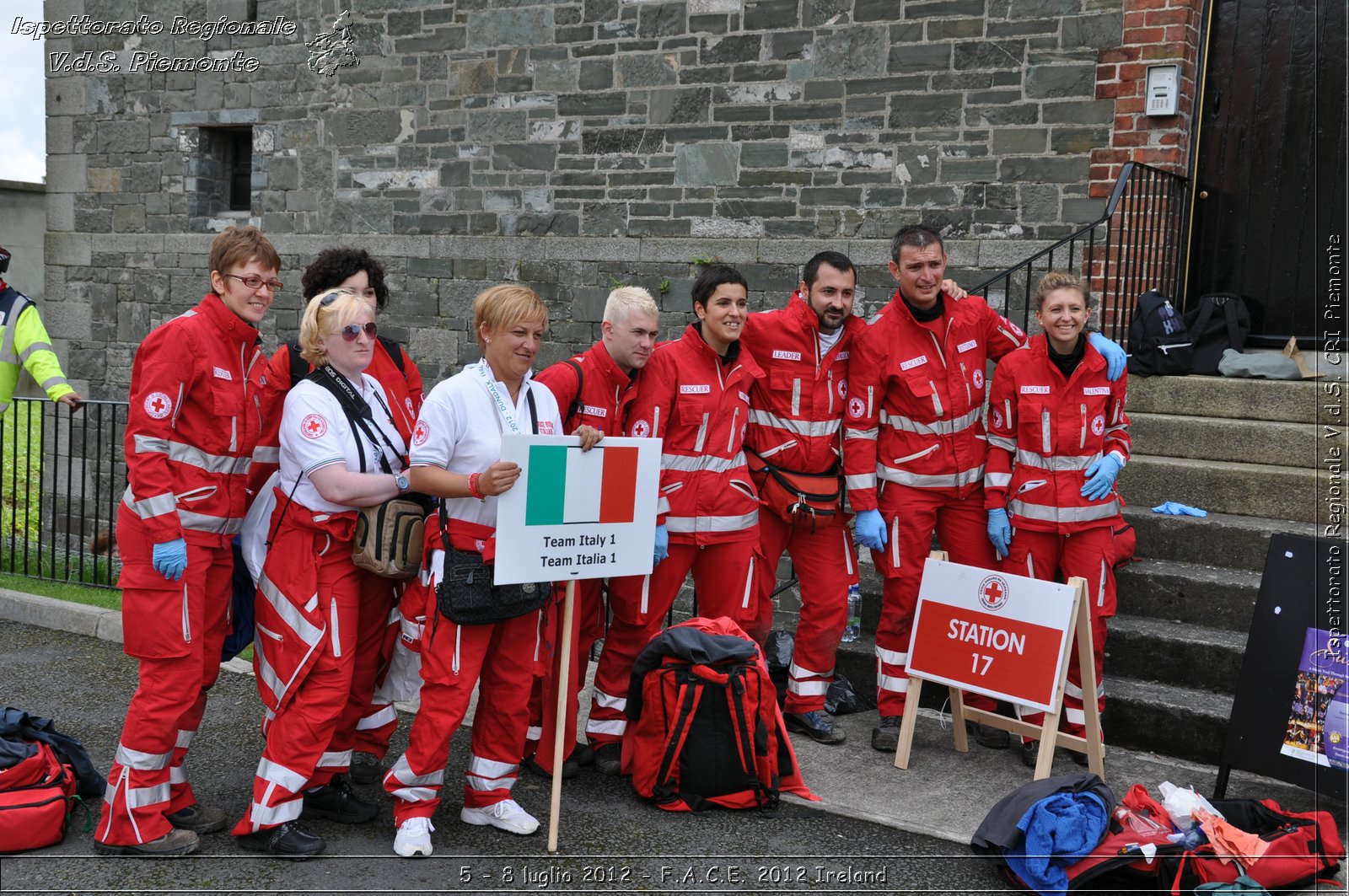 5 - 8 luglio - F.A.C.E. 2012 Ireland - Croce Rossa Italiana - Ispettorato Regionale Volontari del Soccorso del Piemonte